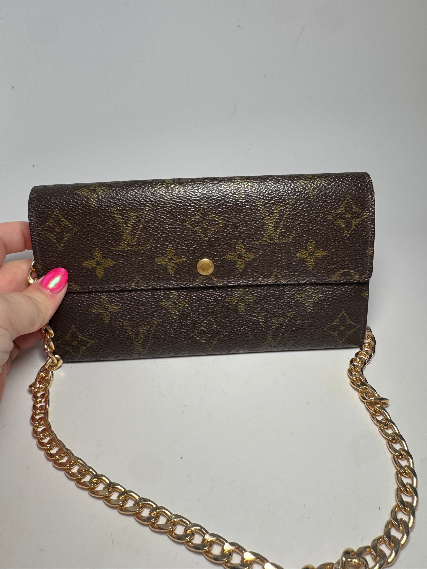 Louis Vuitton Sarah Monogram Wallet On Chain