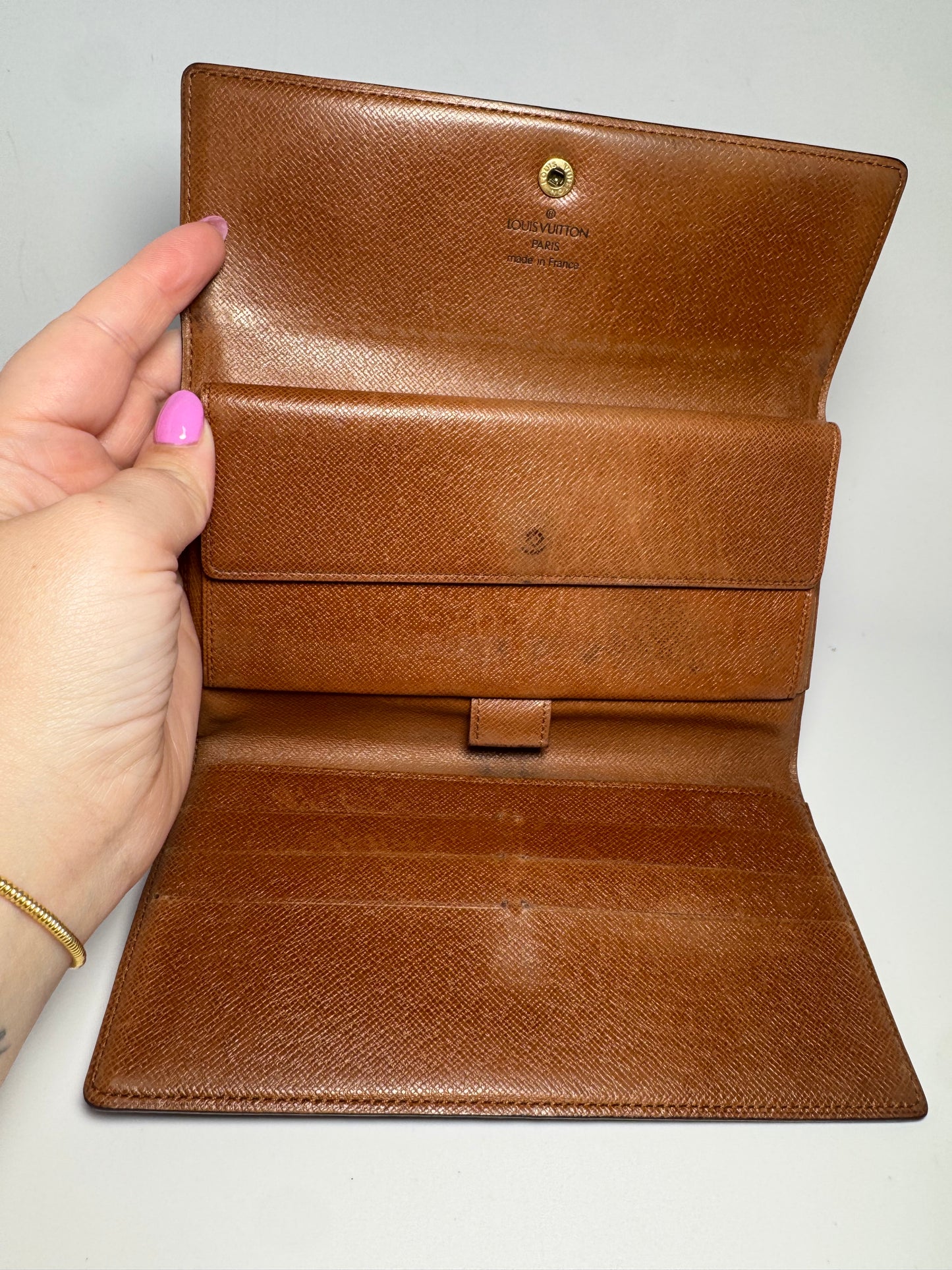 Louis Vuitton Sarah Monogram Wallet on Chain- Vintage 1994 March in France