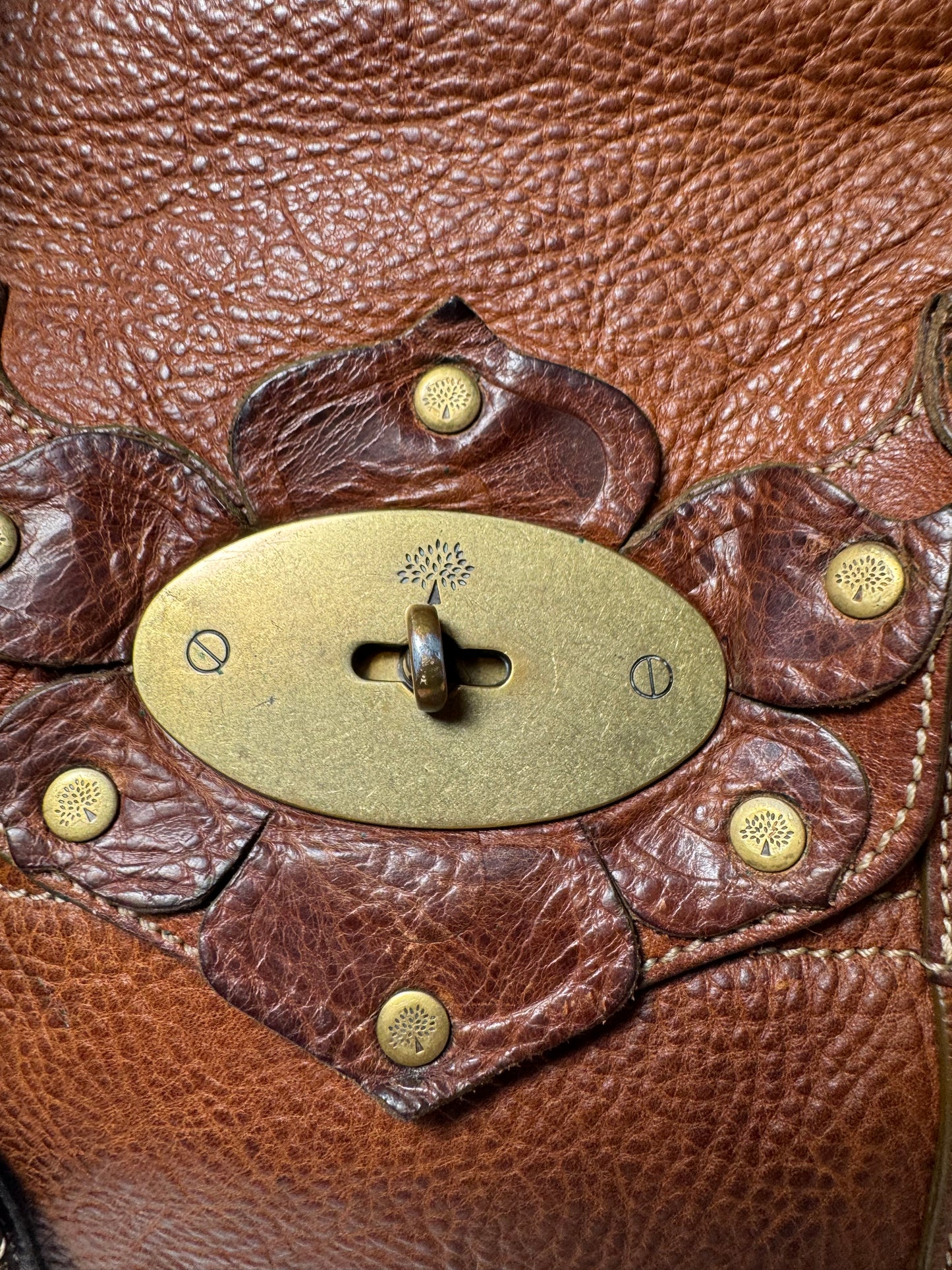 Mulberry Bayswater Satchel in Tooled Oak