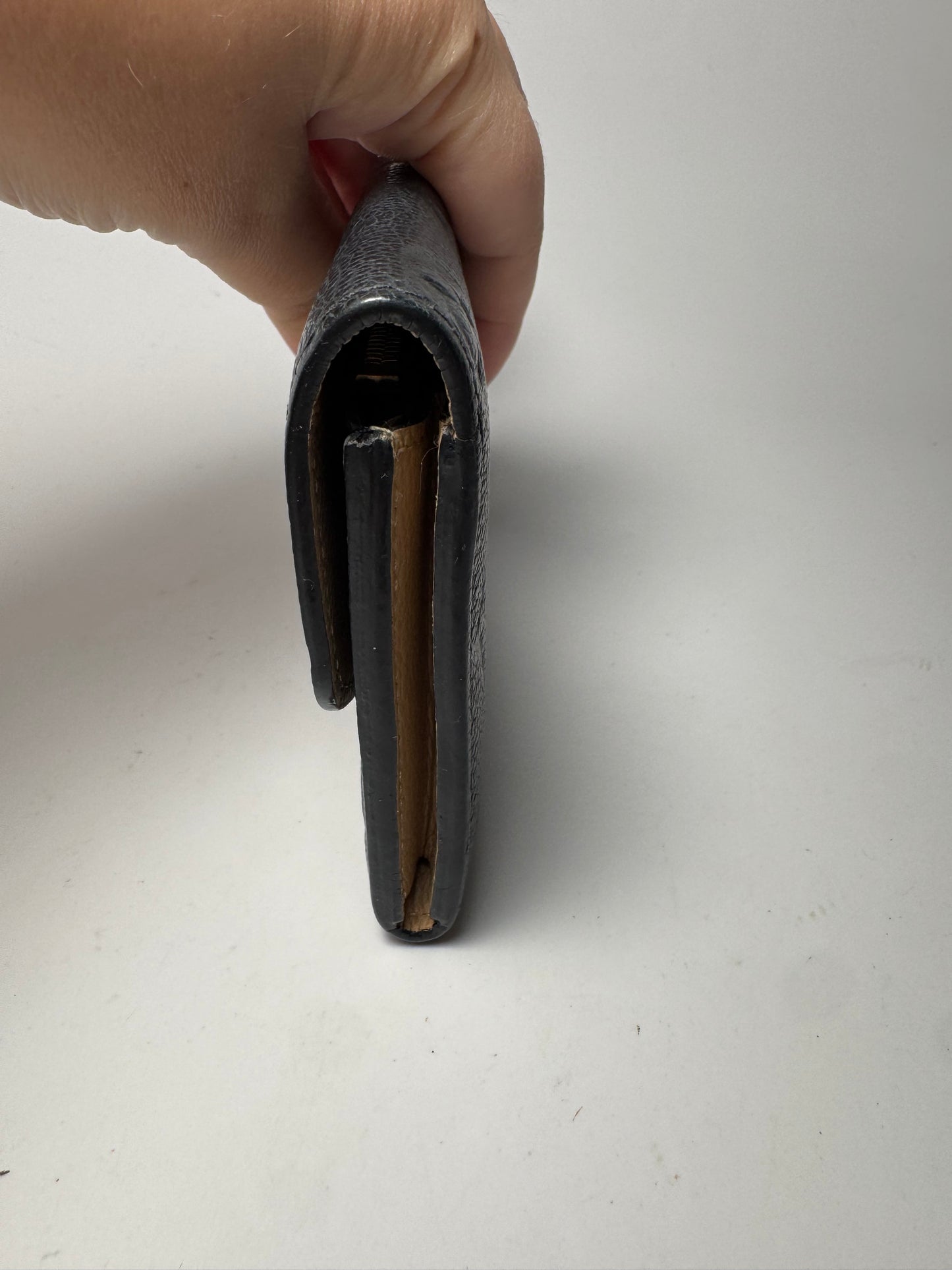 Louis Vuitton Emilie Empriente Wallet Black Leather