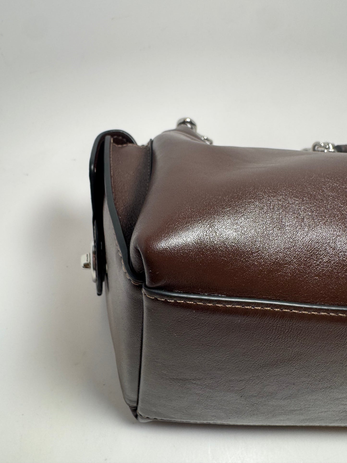 Coach Pocket Juliet 30 in Maple Glazed Leather NWOT