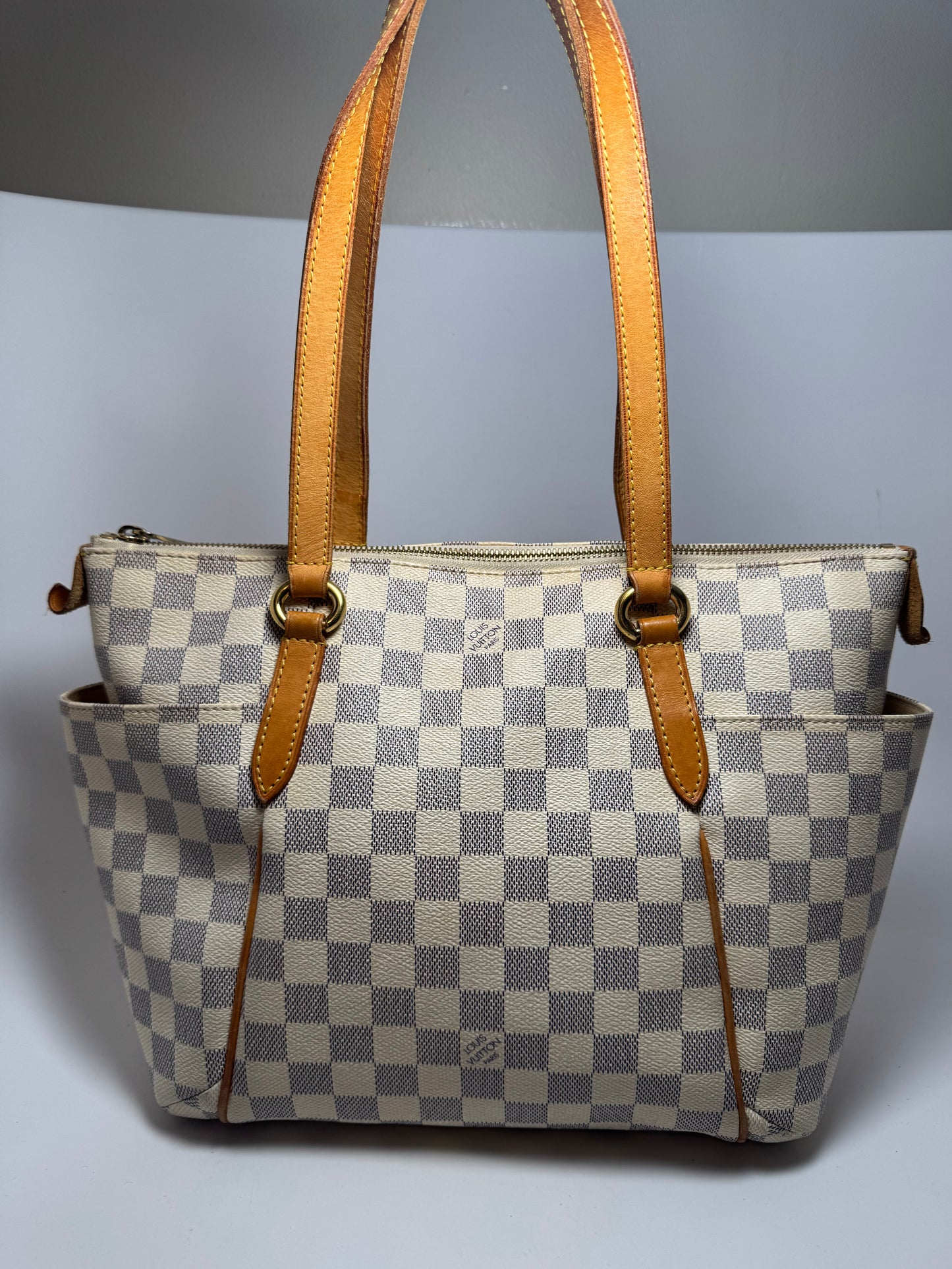 Louis Vuitton Totally PM Damier Azur Tote/Shoulder Bag