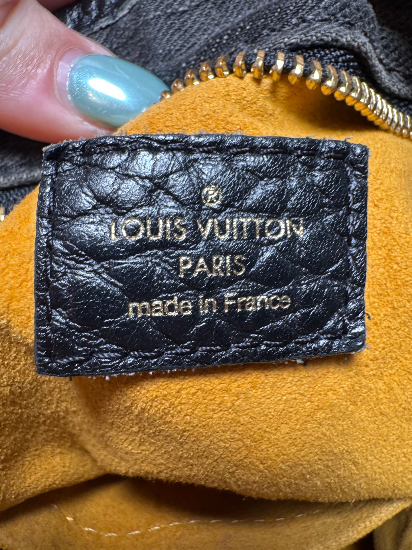 Louis Vuitton Neo Cabby Black Denim Bag