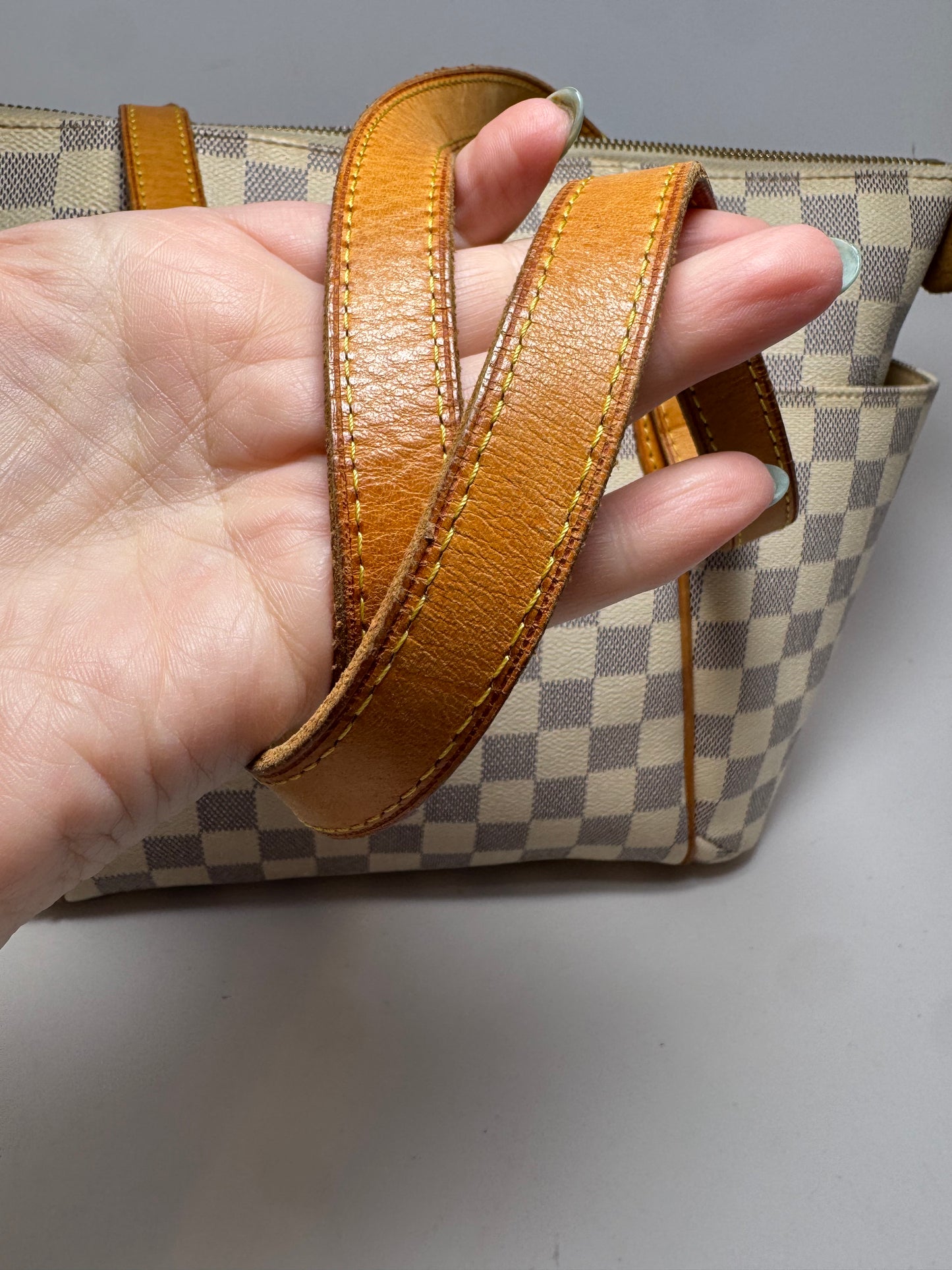 Louis Vuitton Totally PM Damier Azur Tote/Shoulder Bag