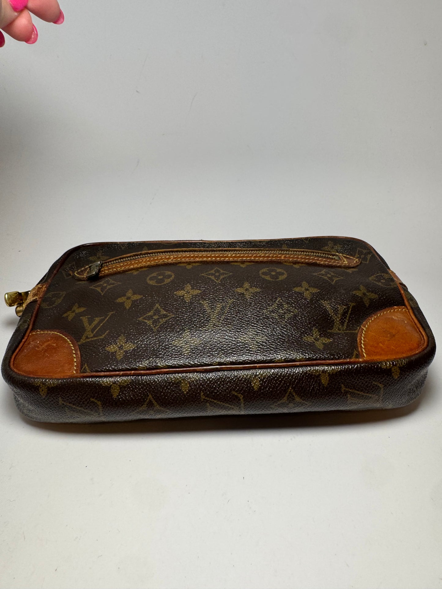 Louis Vuitton Marly Draggone Clutch Monogram FAIR condition