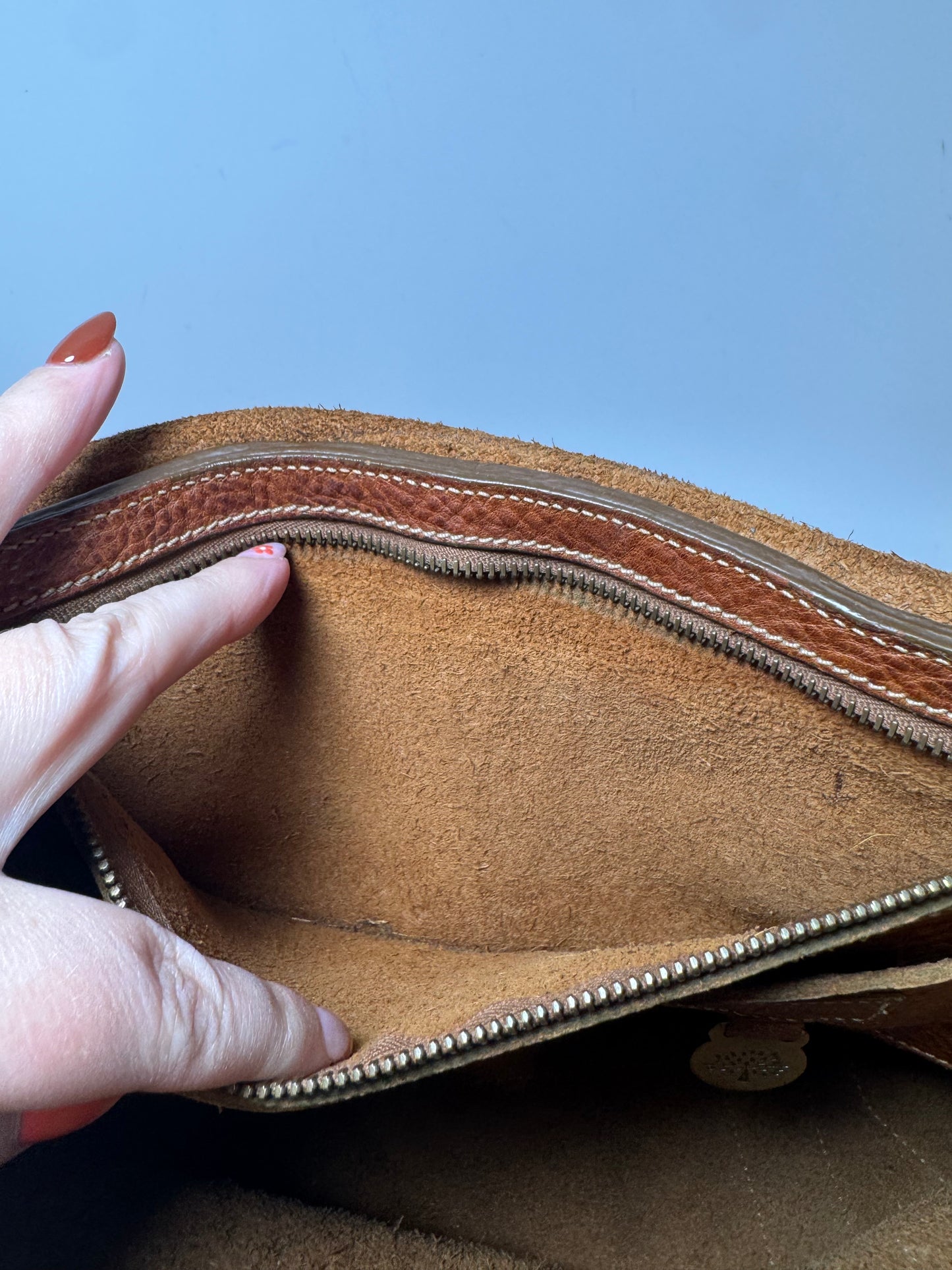 Mulberry Bayswater Satchel in Tooled Oak