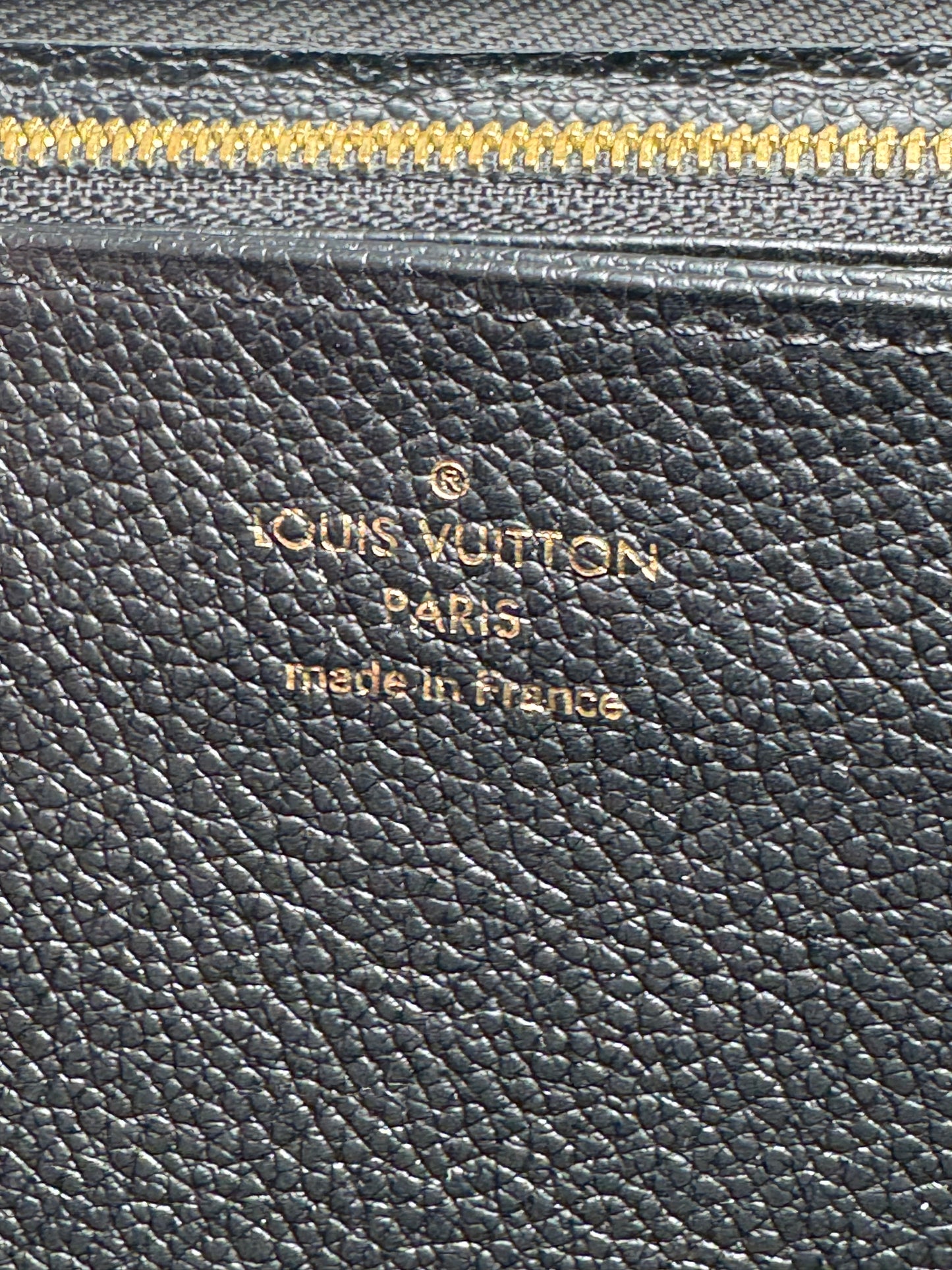 Louis Vuitton Black Empriente Zippy Wallet, 2019 France