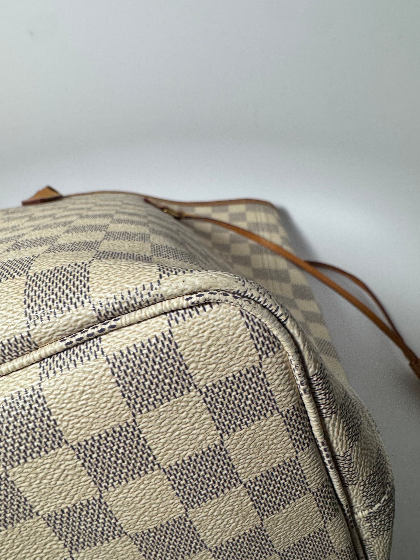 Louis Vuitton Neverfull GM Damier Azur with Ballerine Pink Interior Made in 2019
