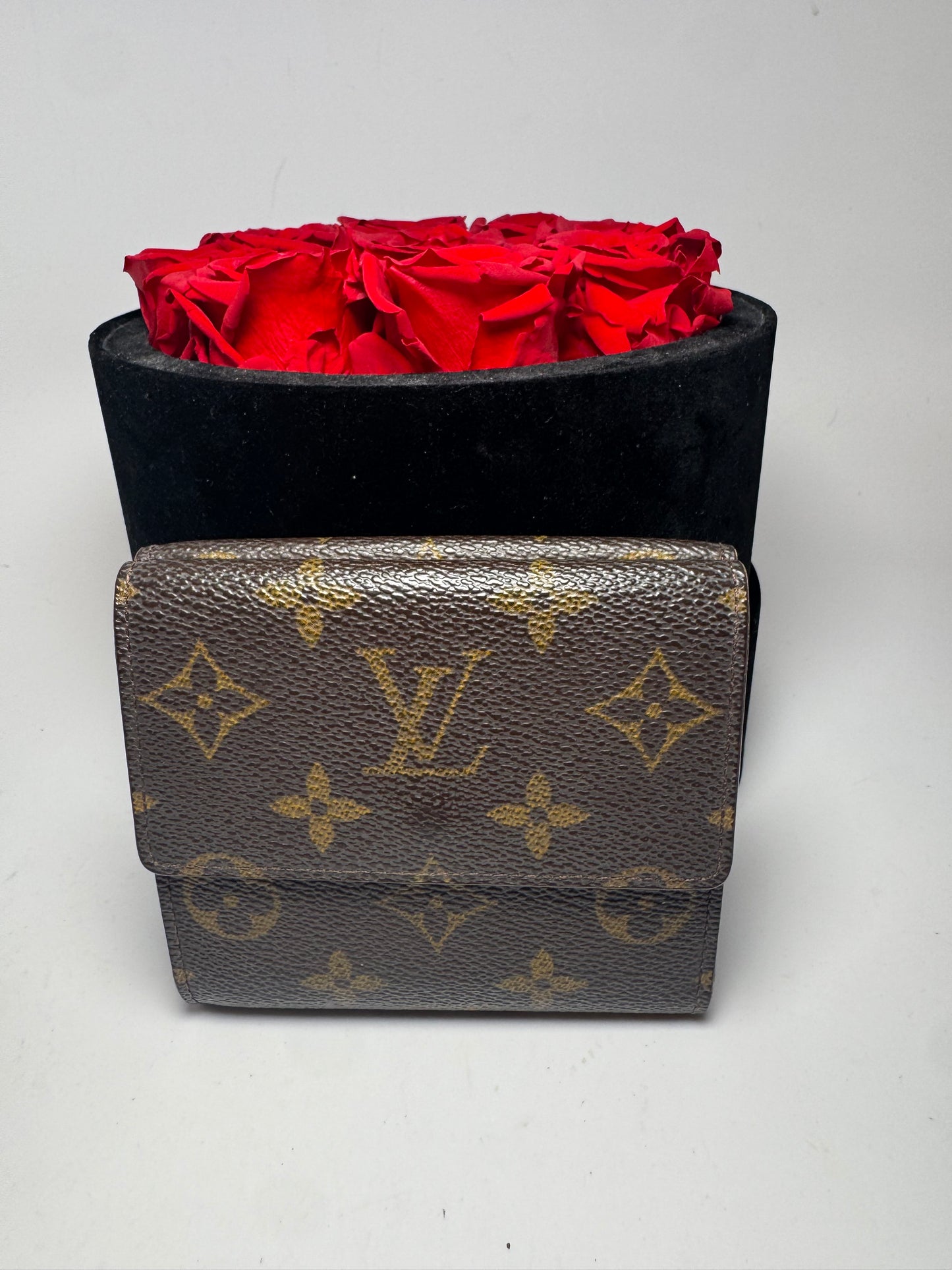 Louis Vuitton Elise Monogram Compact Trifold Wallet Made in France January 1998