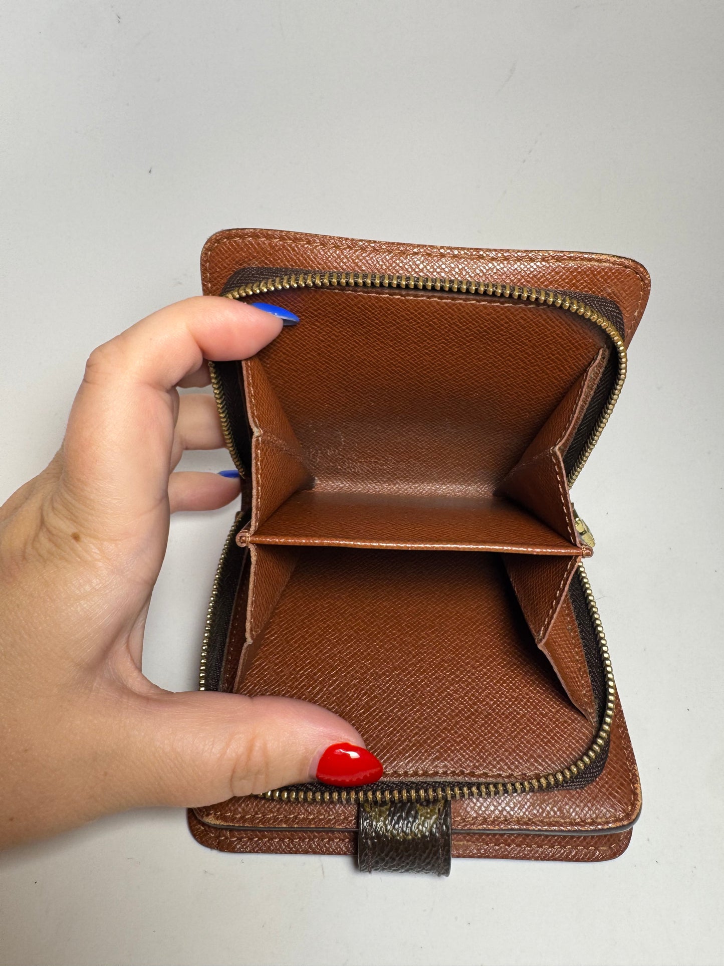 Louis Vuitton Monogram Zippy Compact Wallet