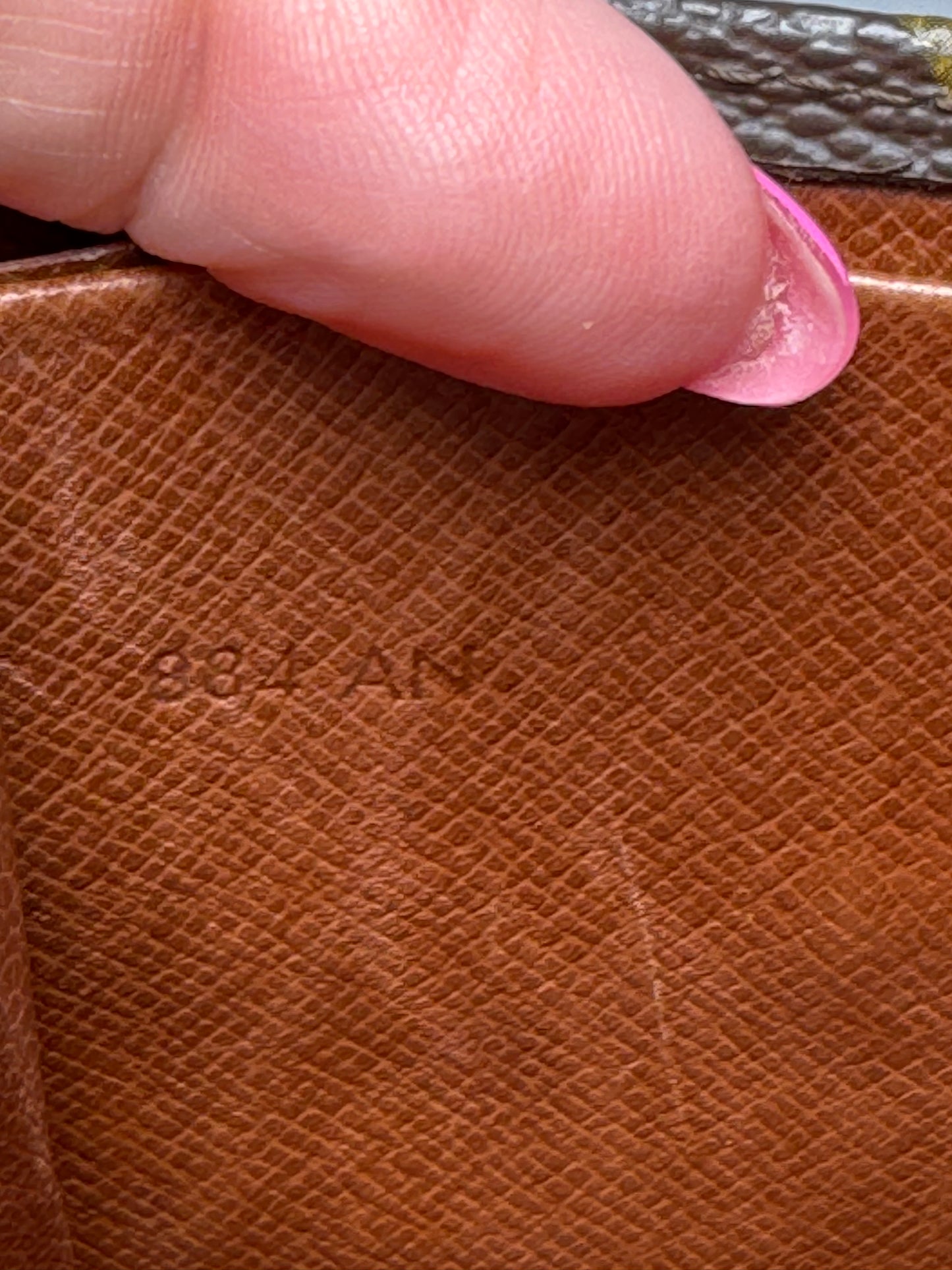 Louis Vuitton Monogram Elise Compact Wallet Vintage- France April 1988