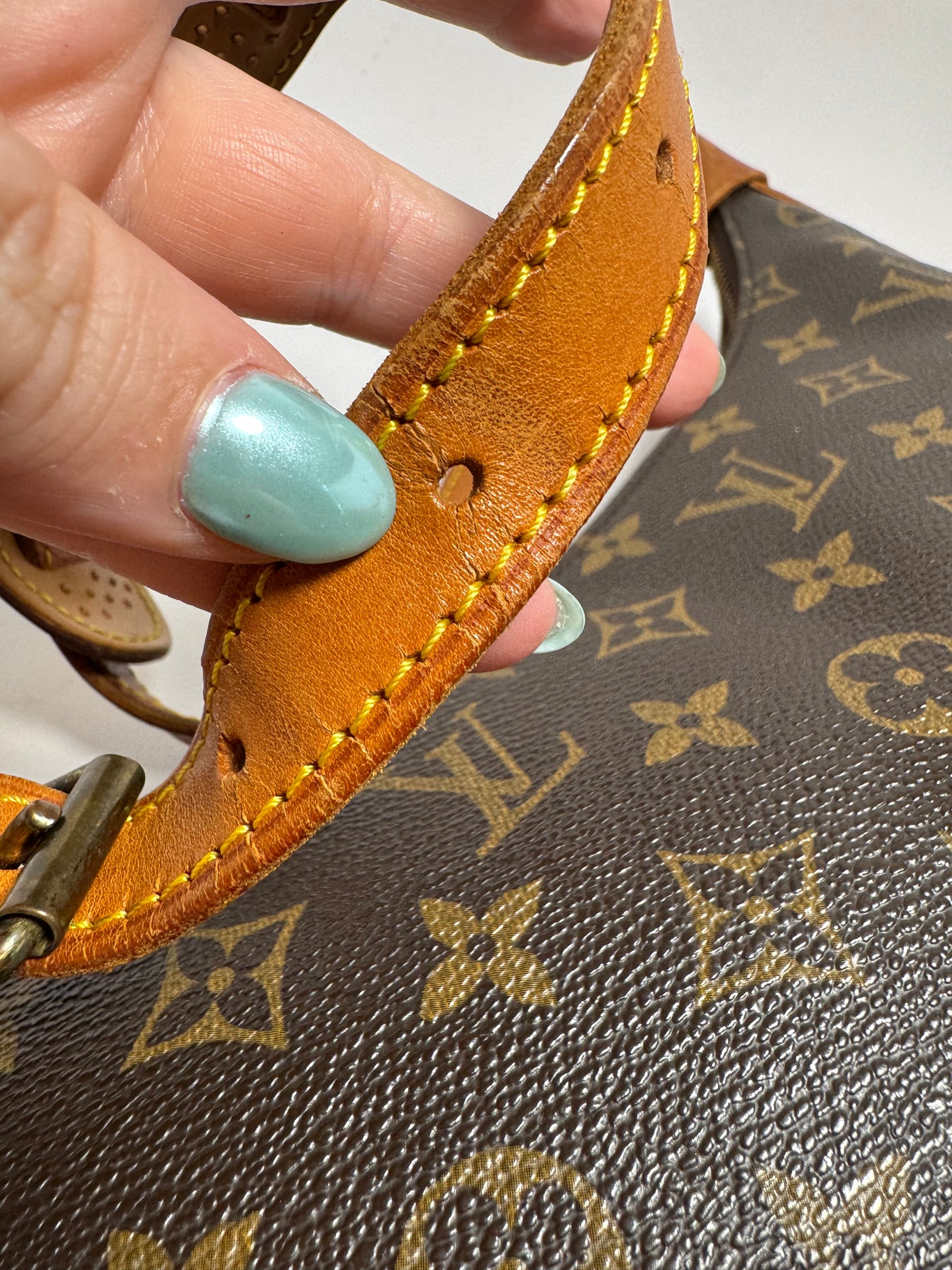Louis Vuitton Boulogne 30 Monogram Shoulder Bag Vintage