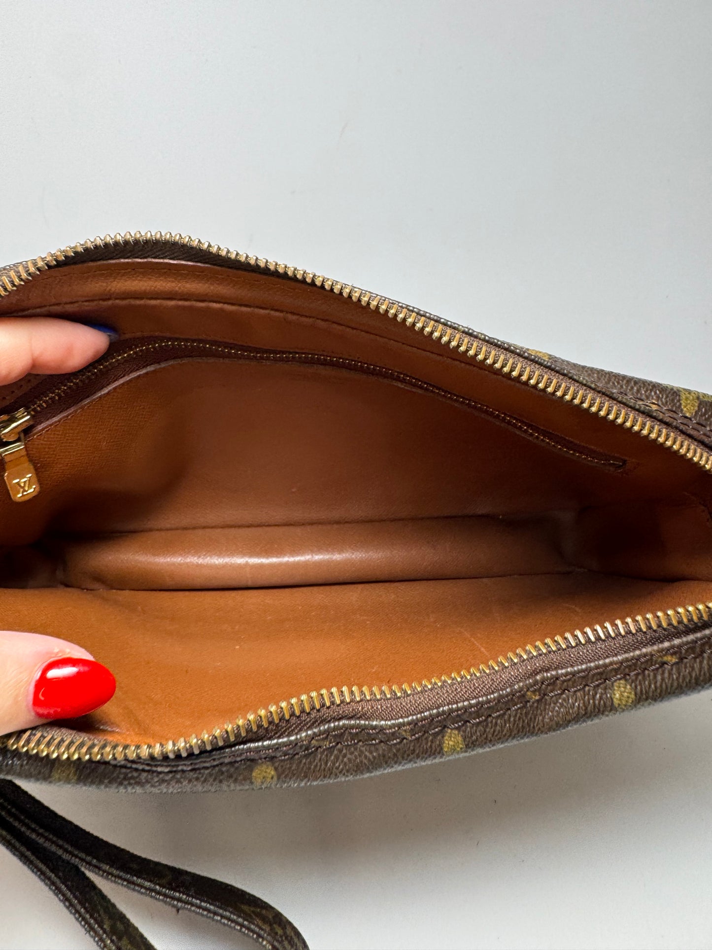 Louis Vuitton Marly Draggone Clutch/Wristlet in Monogram