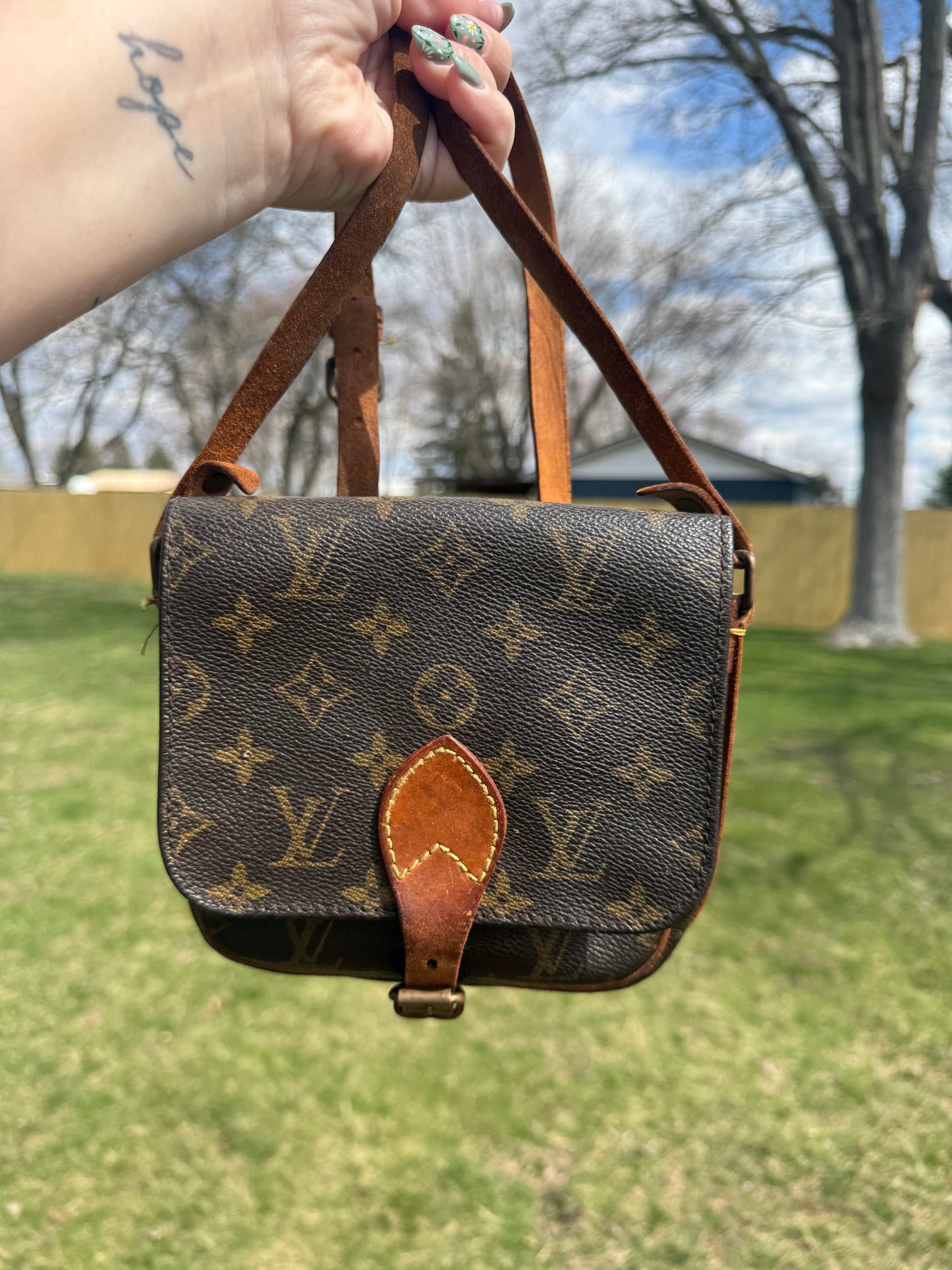 Louis Vuitton Cartouchière PM Monogram Crossbody – Vintage, 1988