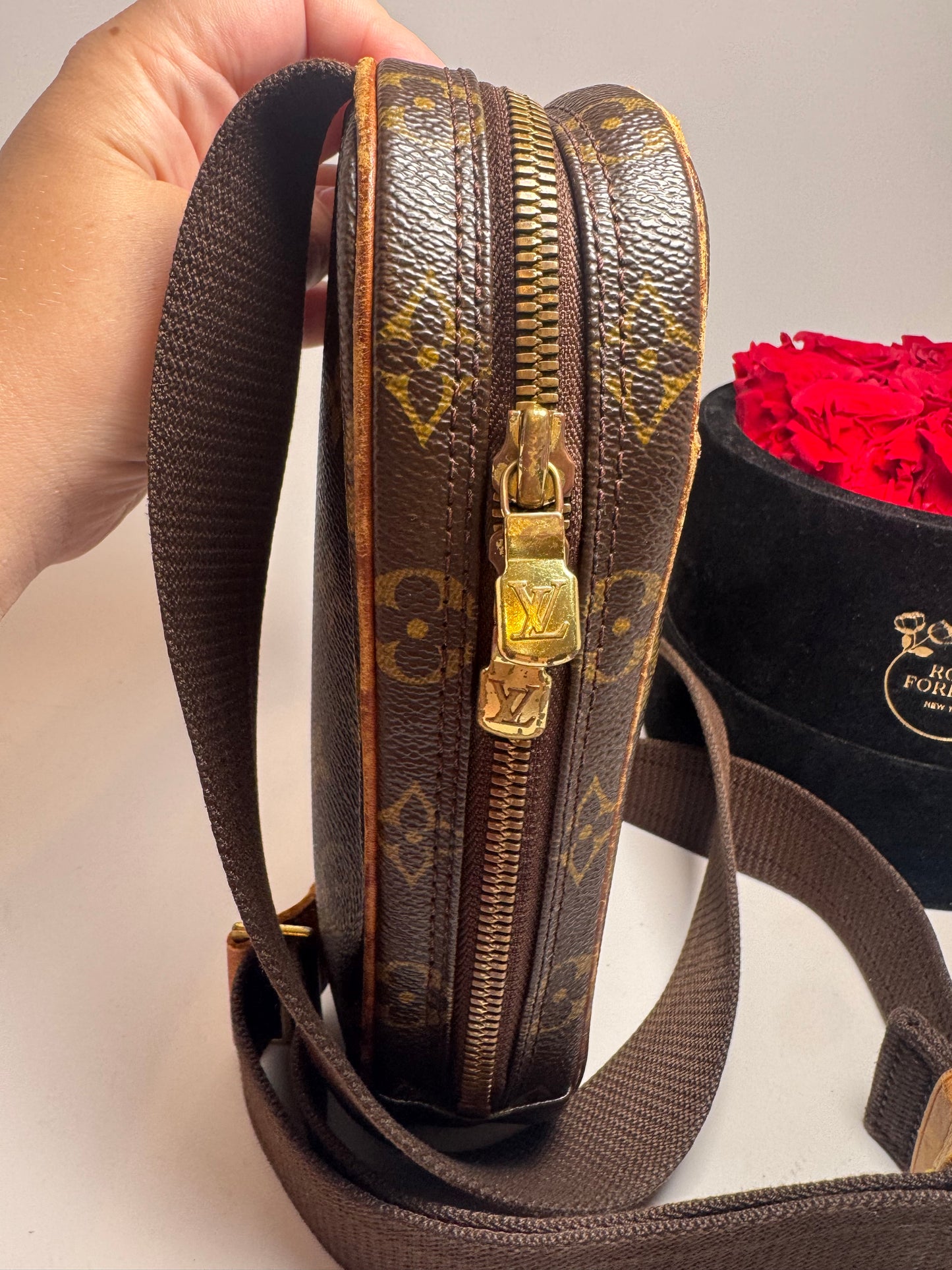 Louis Vuitton Pochette Gange Bum Bag Sling Bag Monogram Canvas