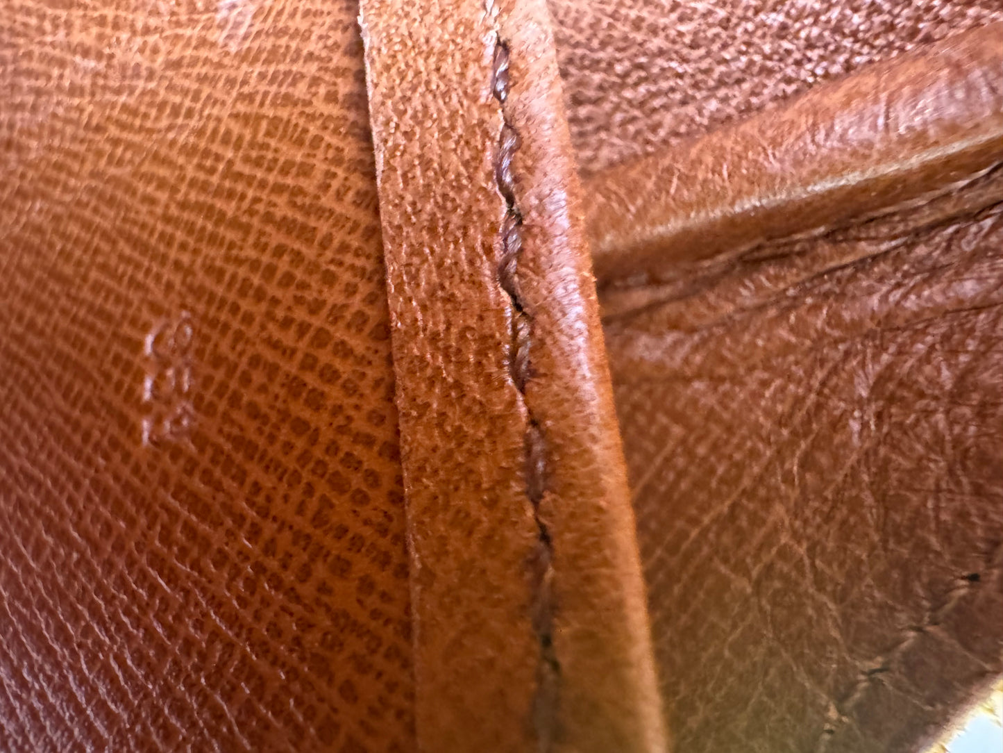 Louis Vuitton Cartouchière GM Monogram Crossbody (Vintage) Fair Condition