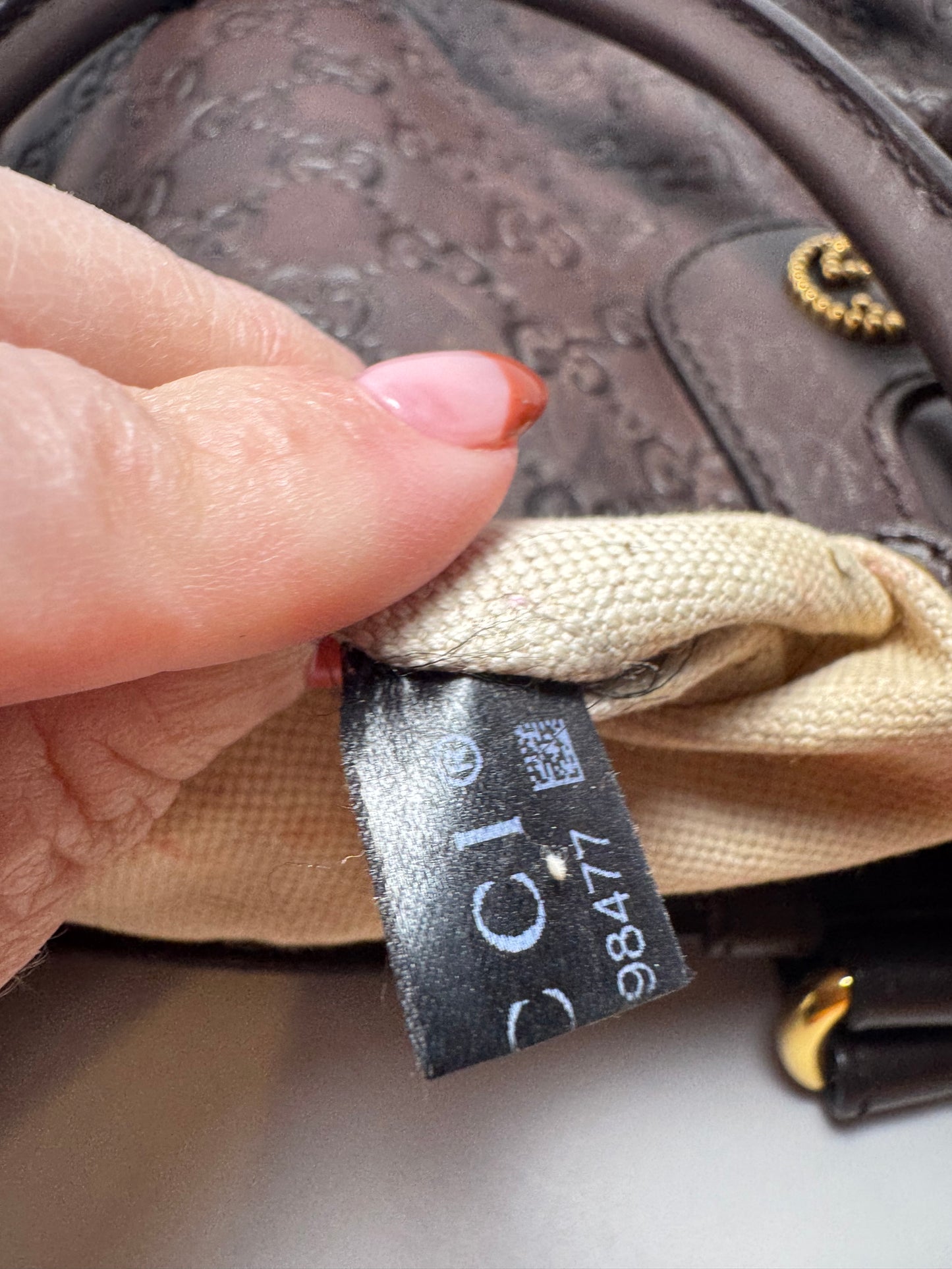 Gucci Brown Guccissima Scarlett Tote Bag