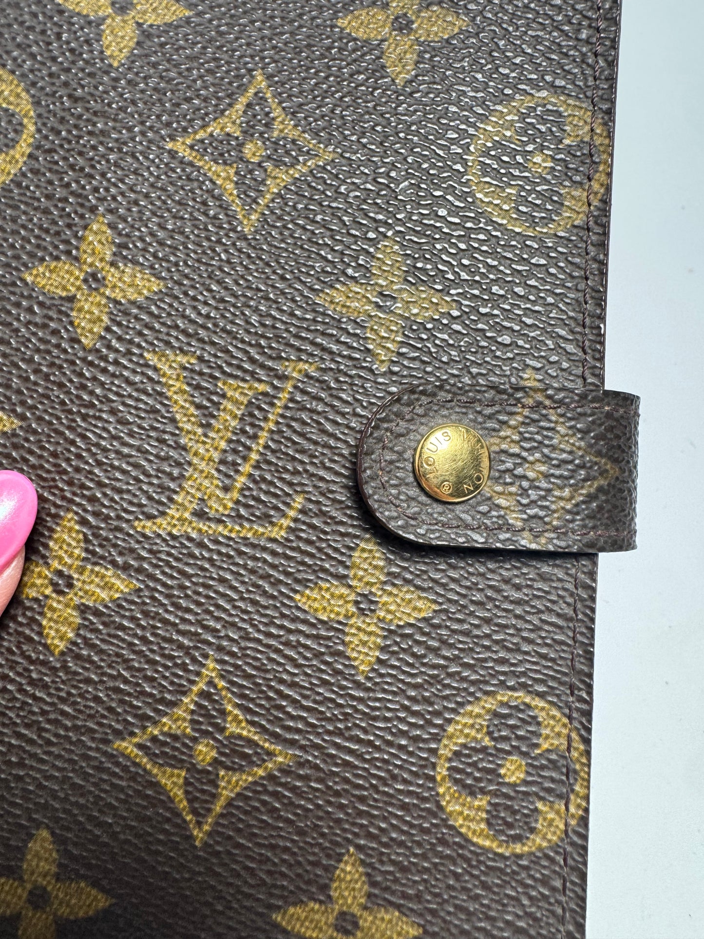 Louis Vuitton Agenda PM Monogram Planner/Passport Holder Made in Spain February 1999