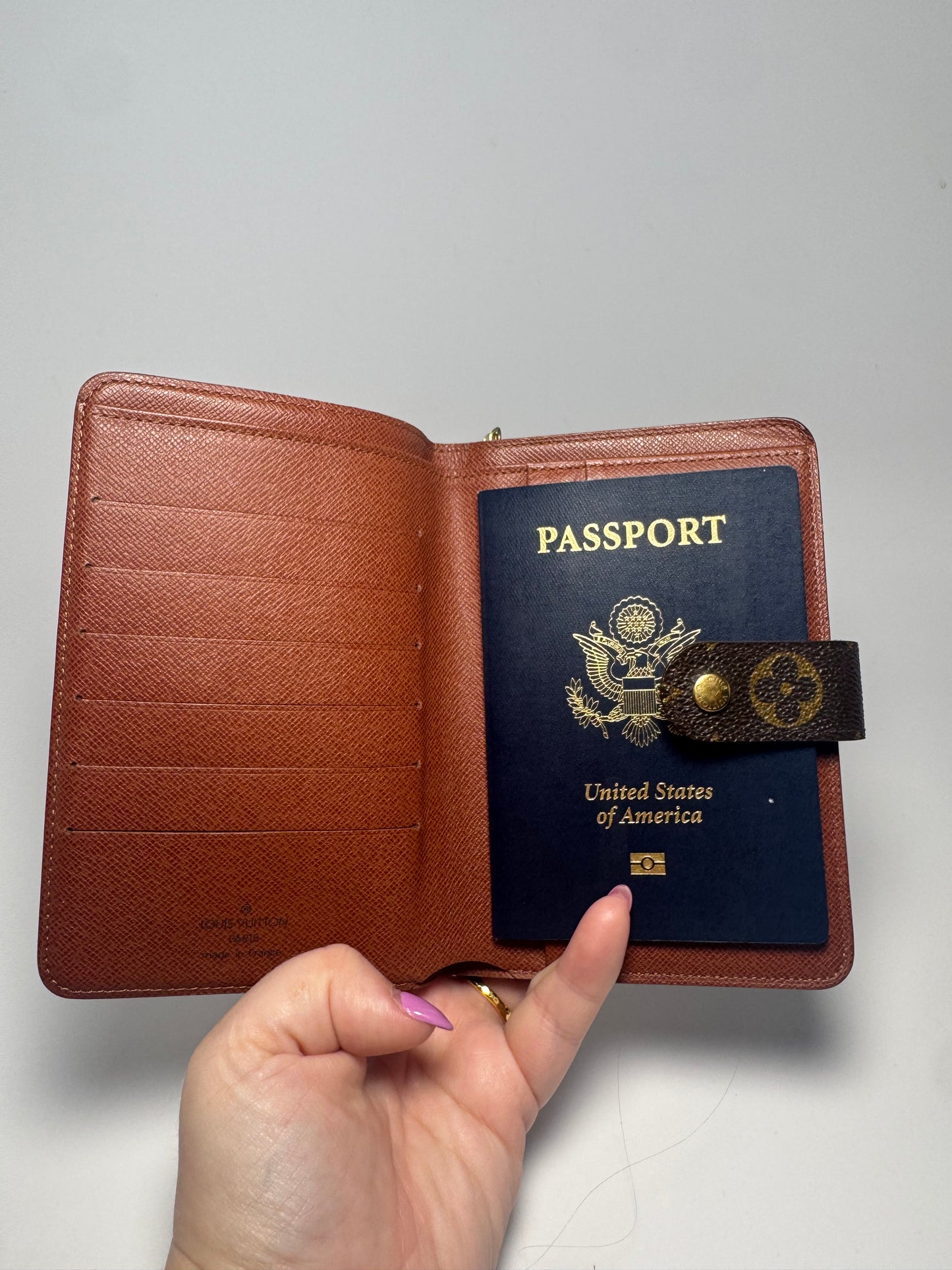Louis Vuitton Porte Papier Zip Monogram Wallet/Passport Holder, September 2009