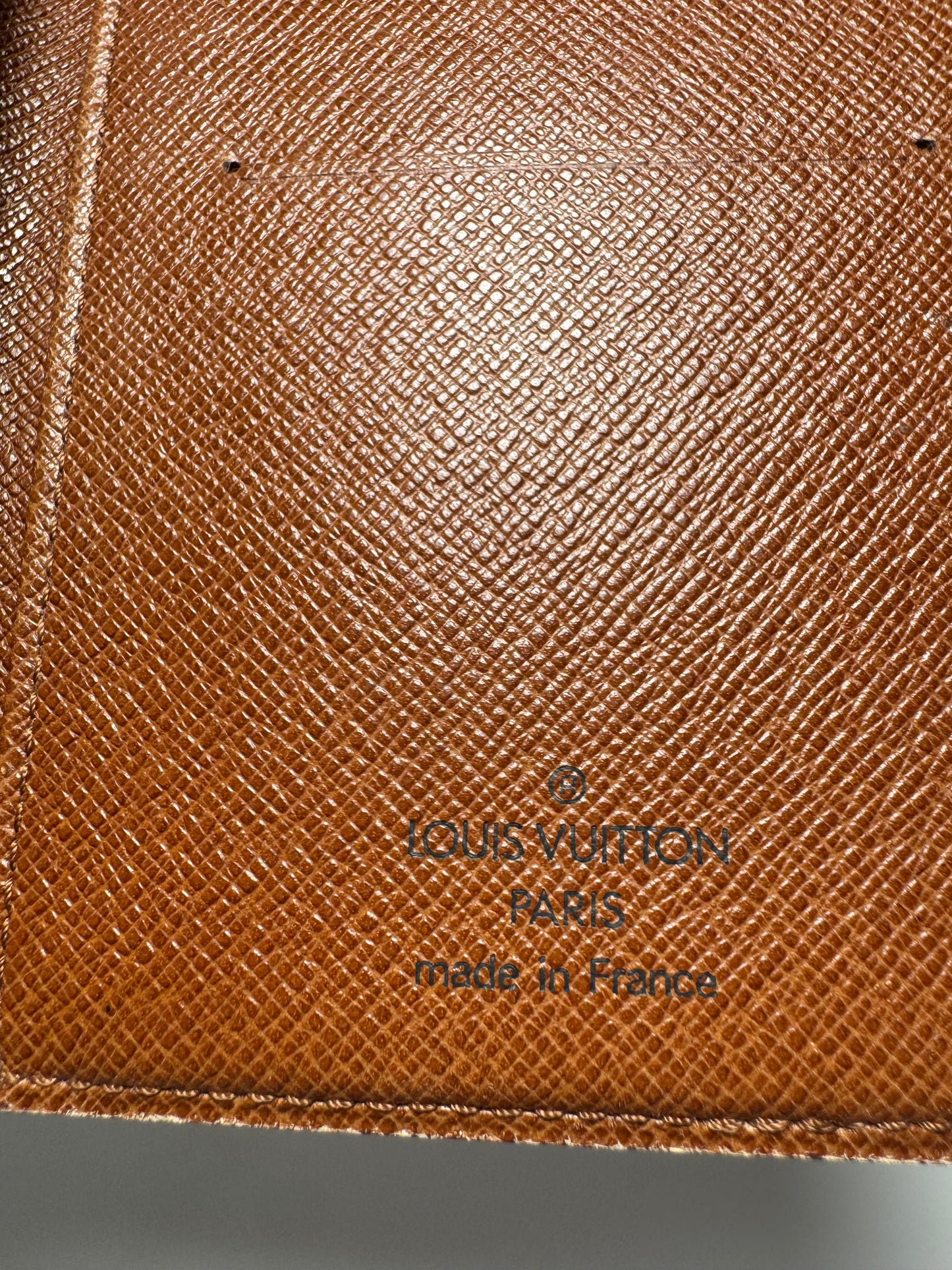 Louis Vuitton Monogram Checkbook Cover/Passport Holder