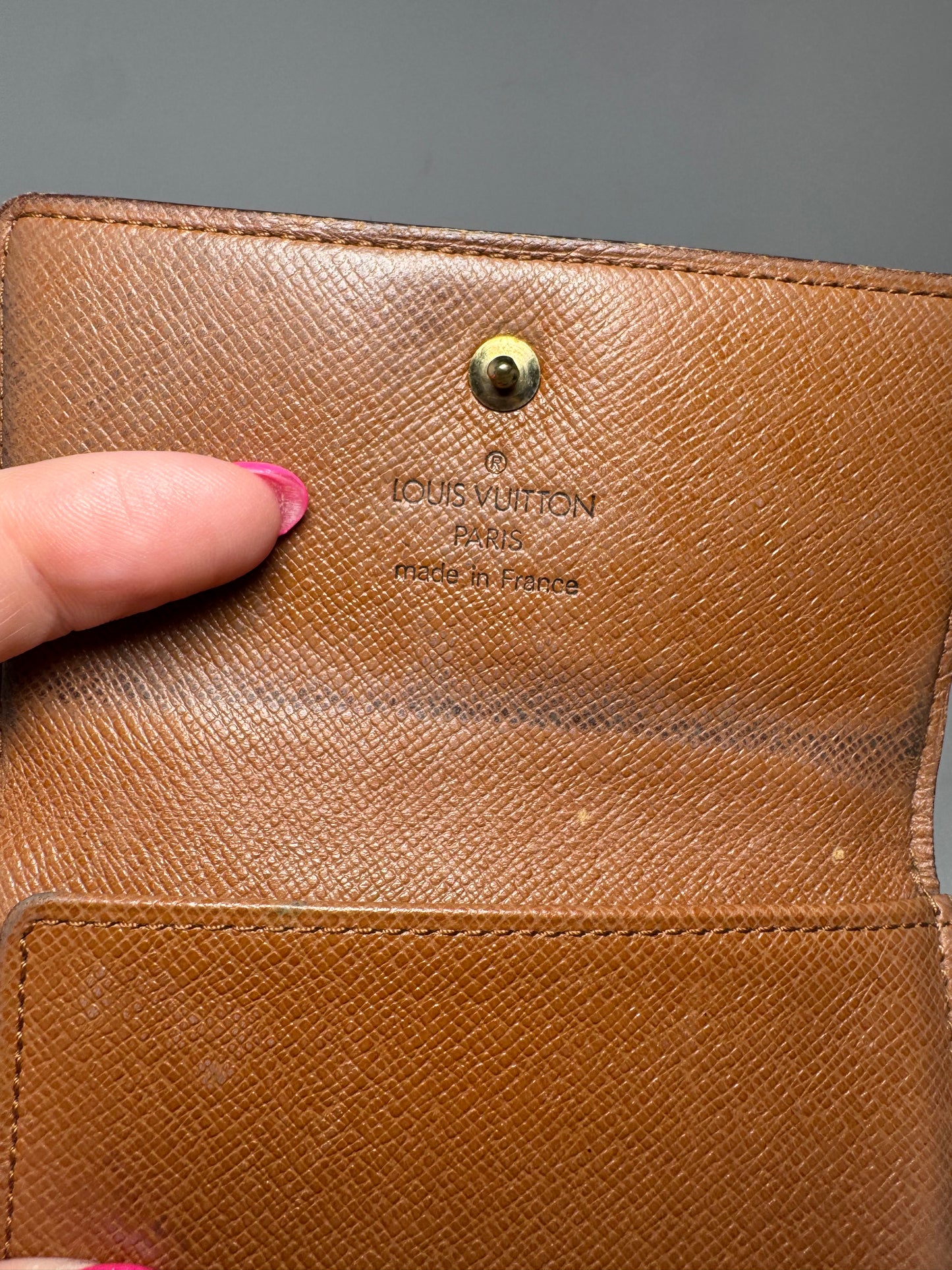 Louis Vuitton Monogram Elise Trifold Wallet