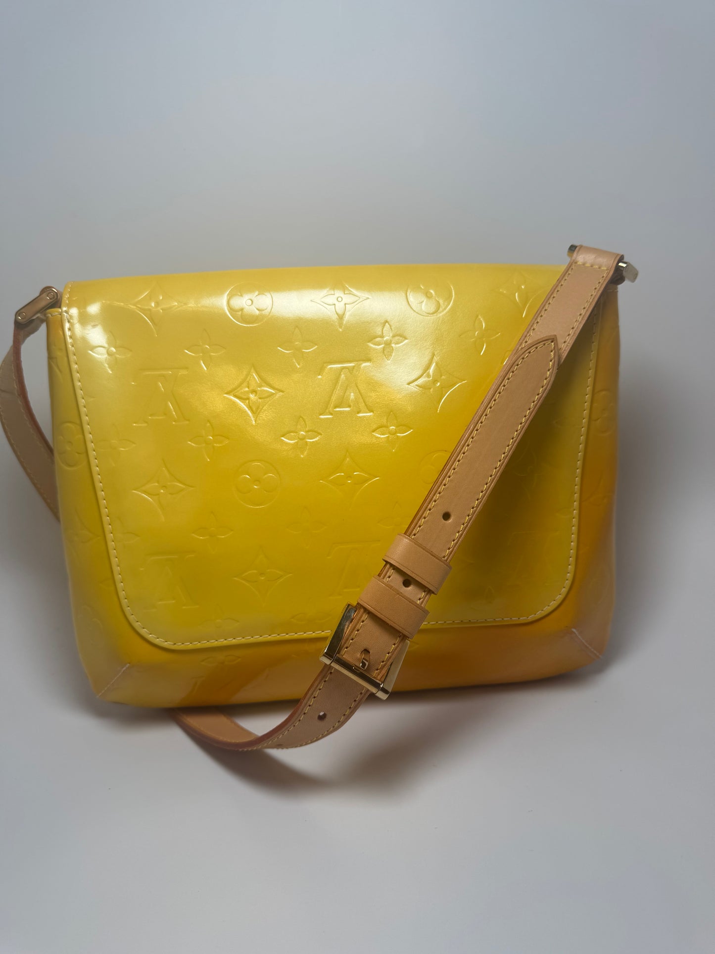 Louis Vuitton Vernis Thompson Street Leather Shoulder Bag Made in Spain