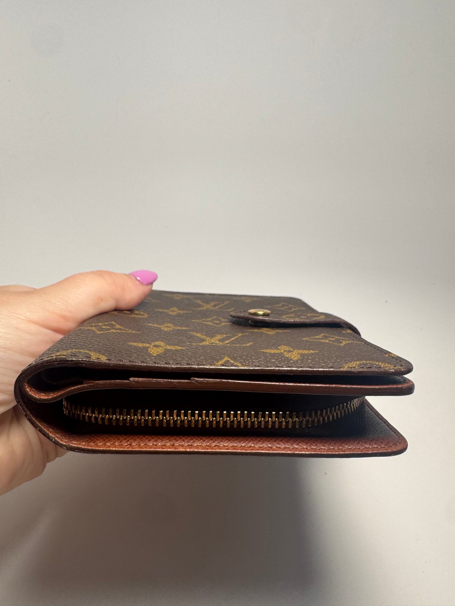 Louis Vuitton Porte Papier Zip Monogram Wallet/Passport Holder, September 2009