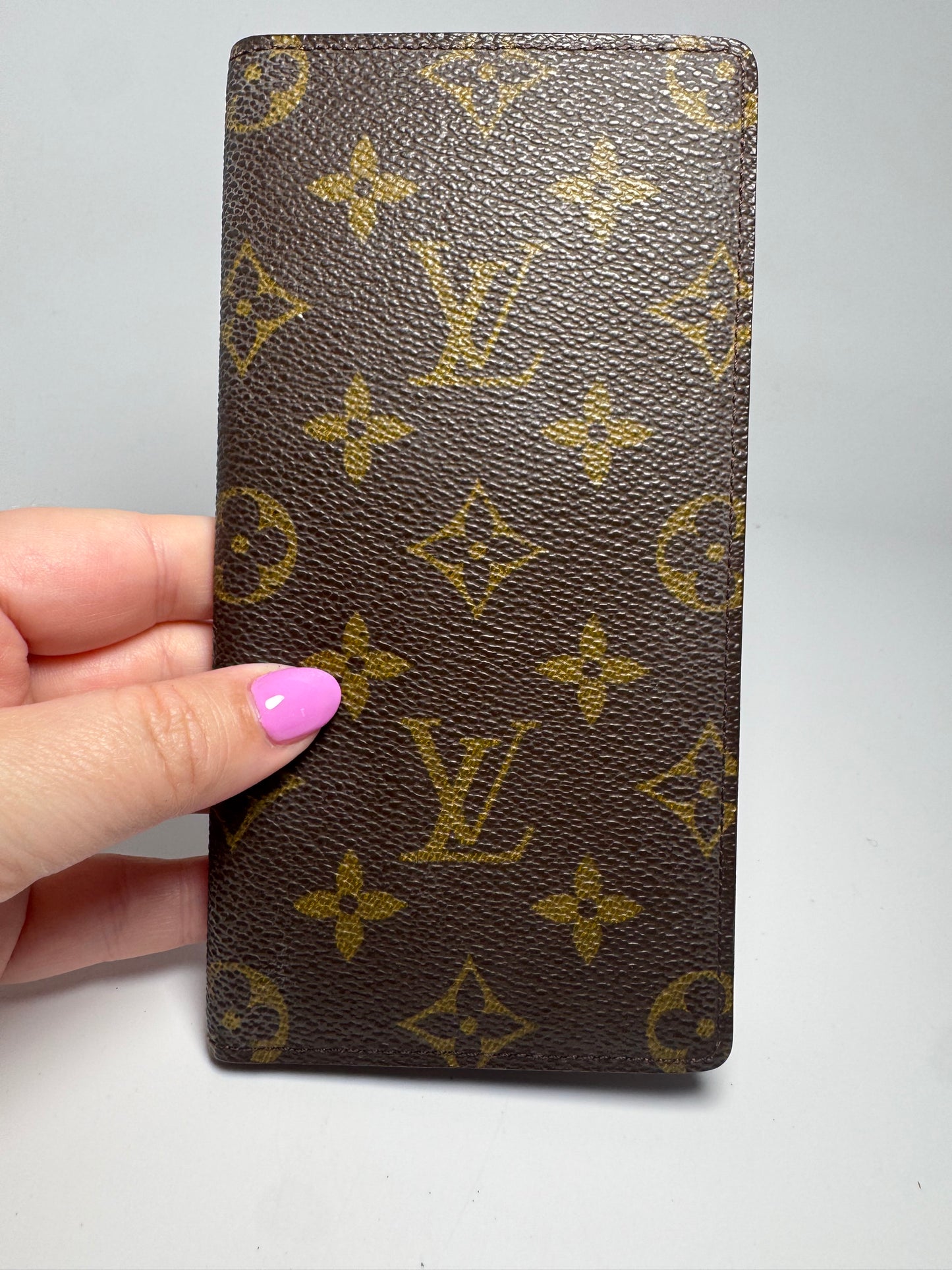 Louis Vuitton Vintage Monogram Checkbook/Passport Cover- June 1997 in France