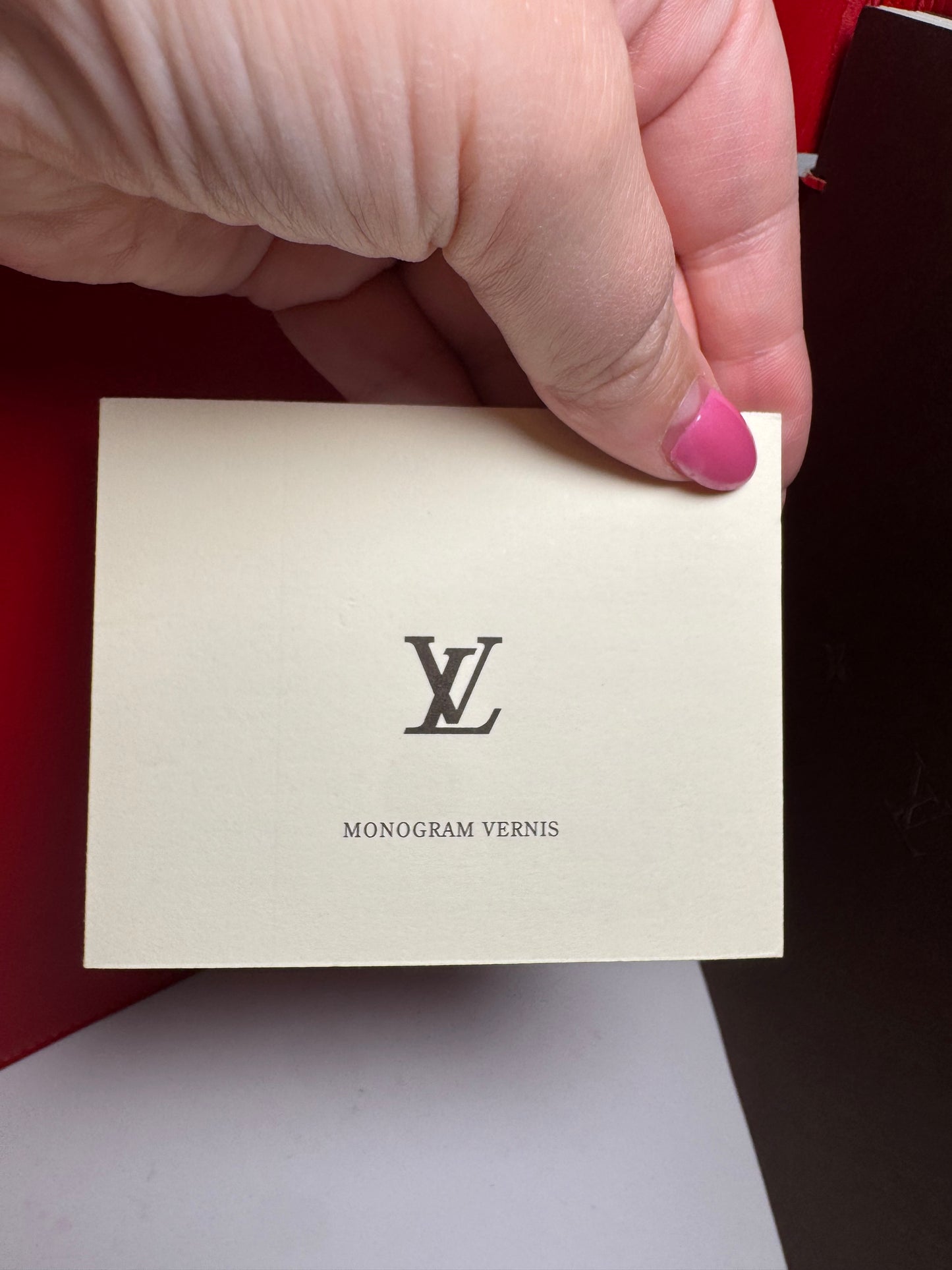 Louis Vuitton Red Monogram Patent Leather Vernis Sketchbook/Notebook with monogram pages