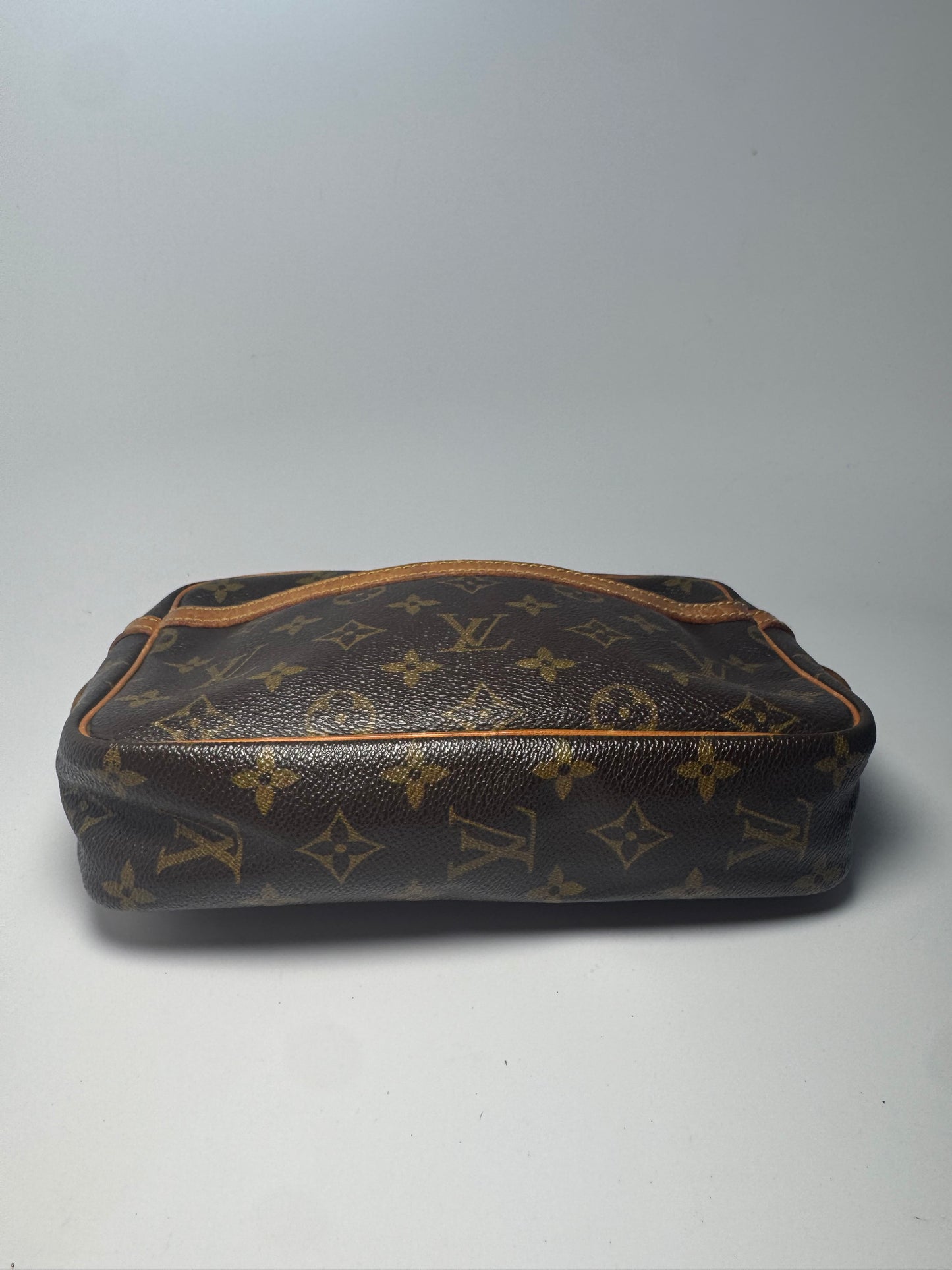 Louis Vuitton Compeigne 23 Monogram Clutch/Toiletry/Travel Pouch- France February 1988