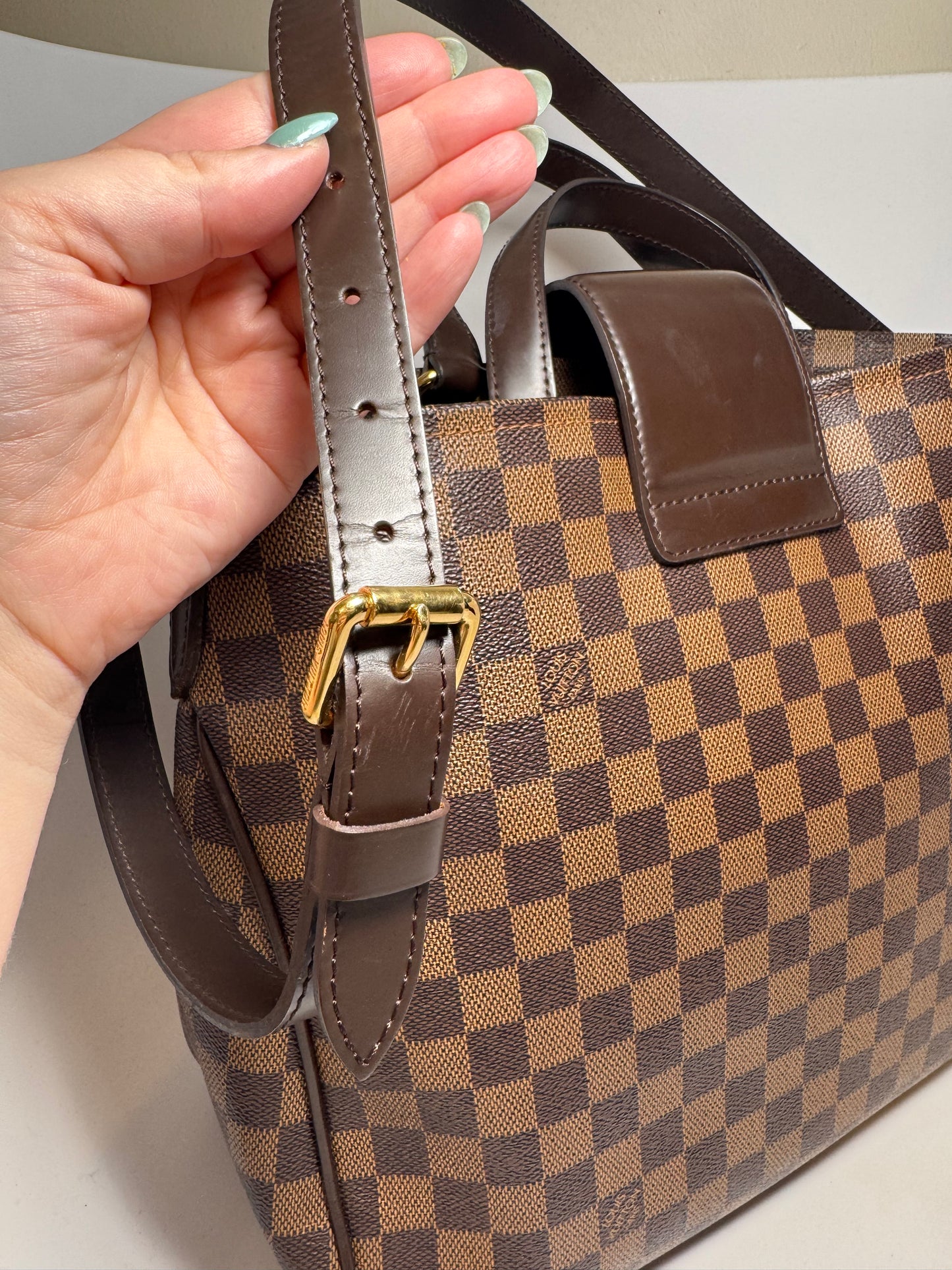 Louis Vuitton Damier Ebene Cabas Rosebery Bag