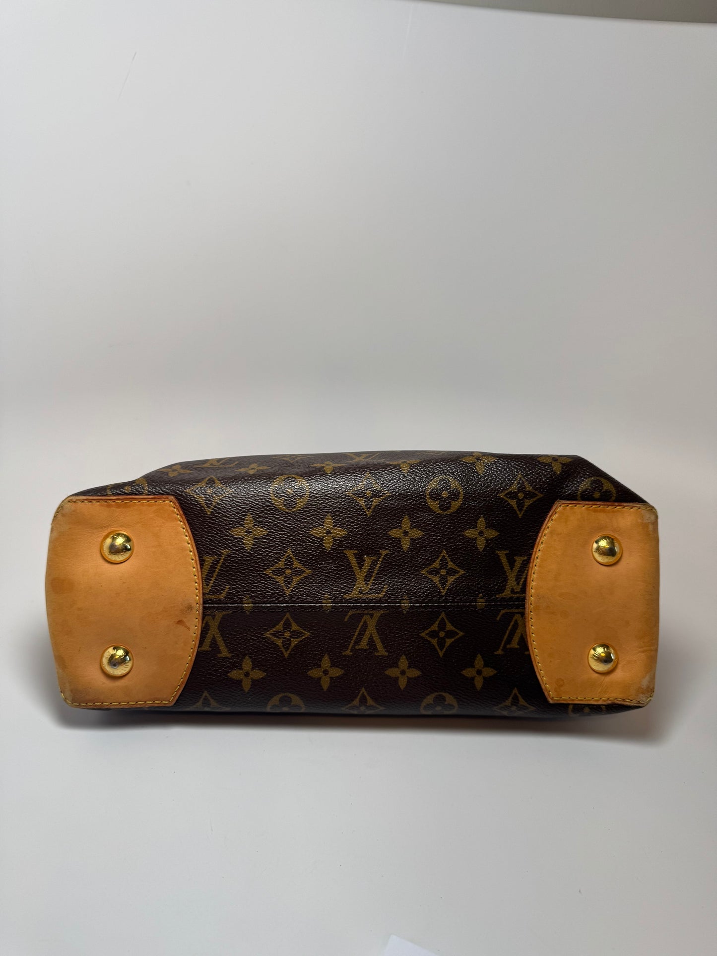Louis Vuitton Wilshire PM Monogram Bag East West Tote Made in Spain