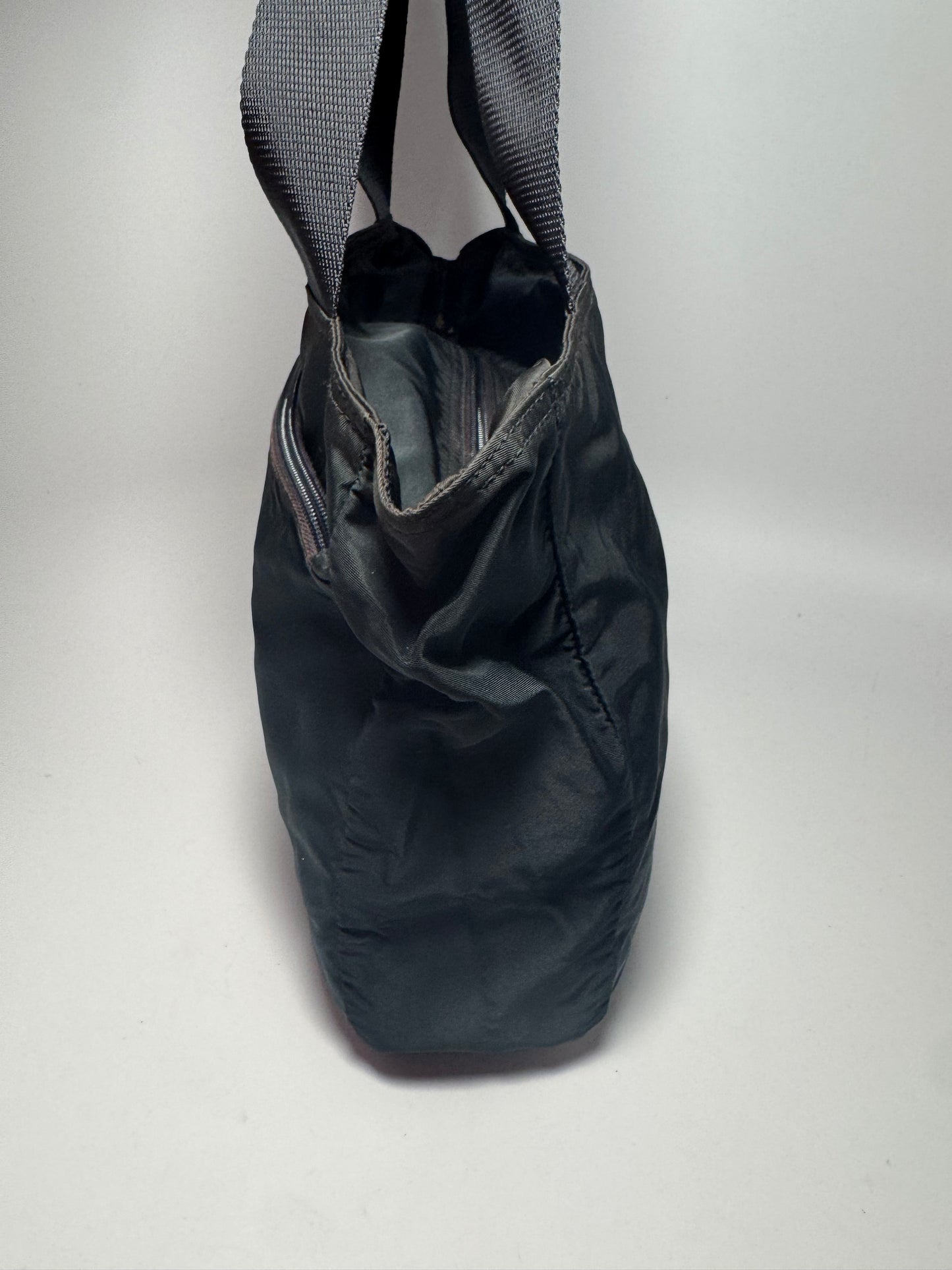 Prada Tessuto Nylon Tote – Vintage Navy Blue Designer Bag