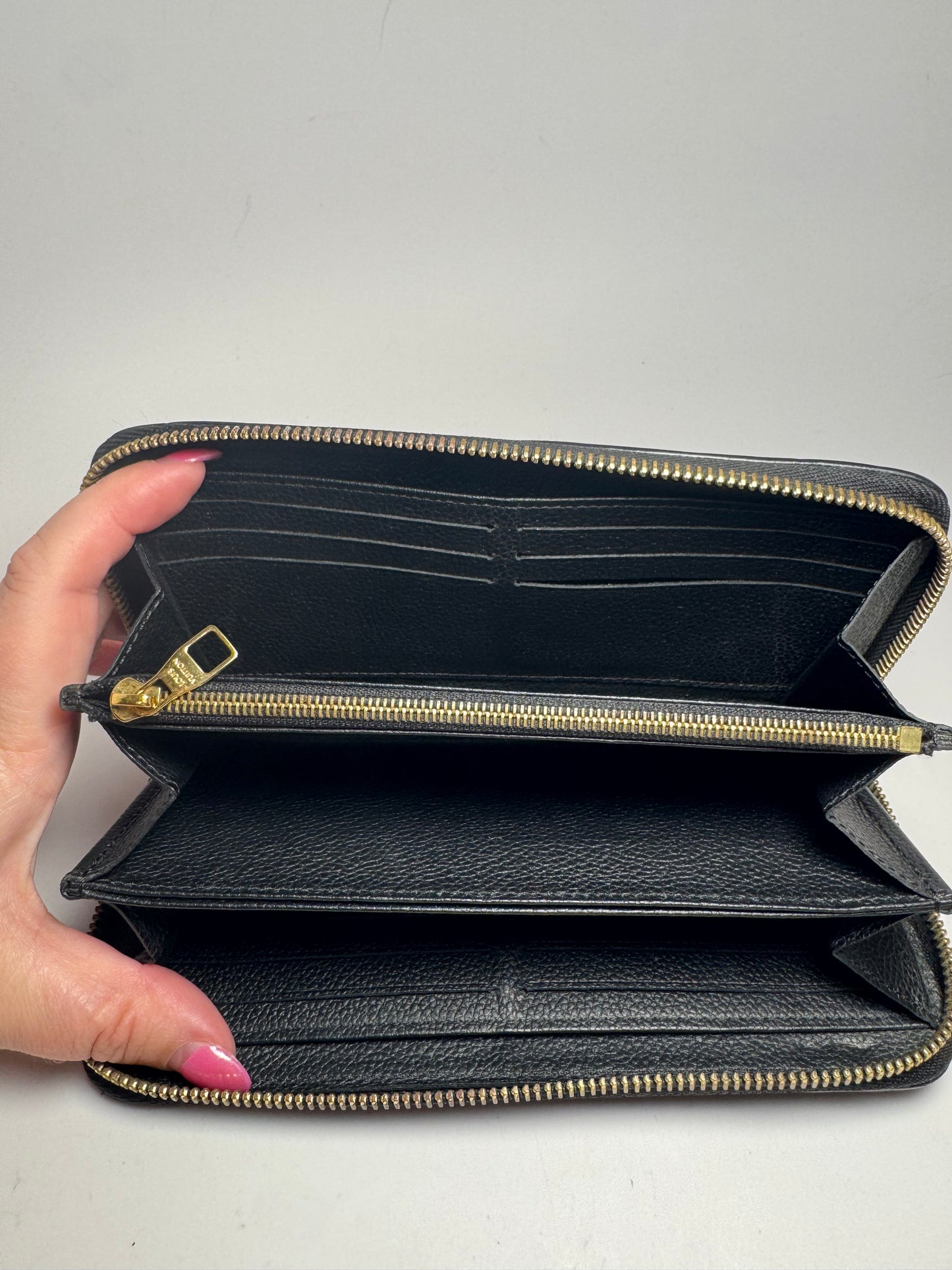 Louis Vuitton Black Empriente Zippy Wallet, 2019 France