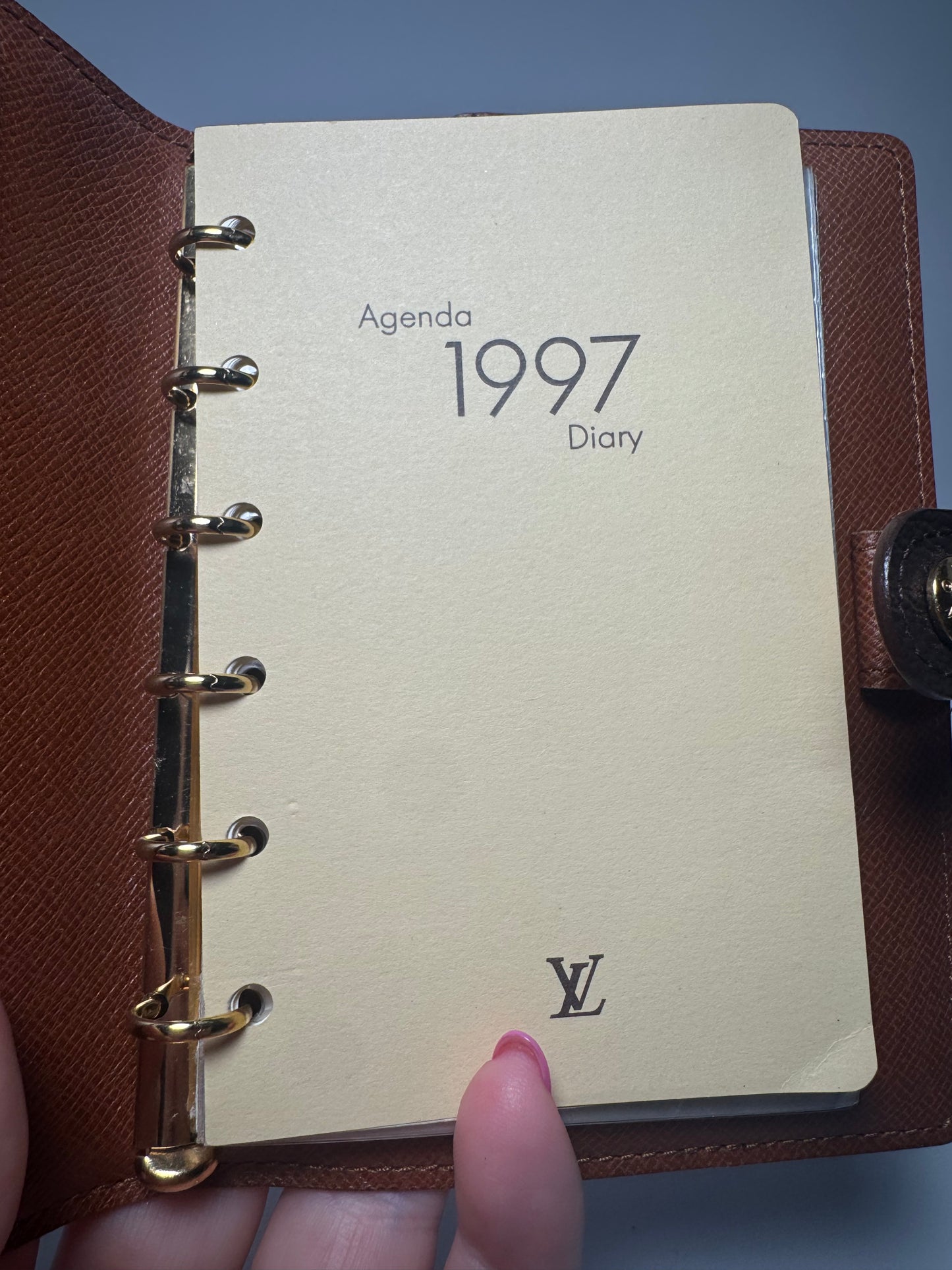 Louis Vuitton Agenda PM (Small Size)/Passport Holder comes with inserts