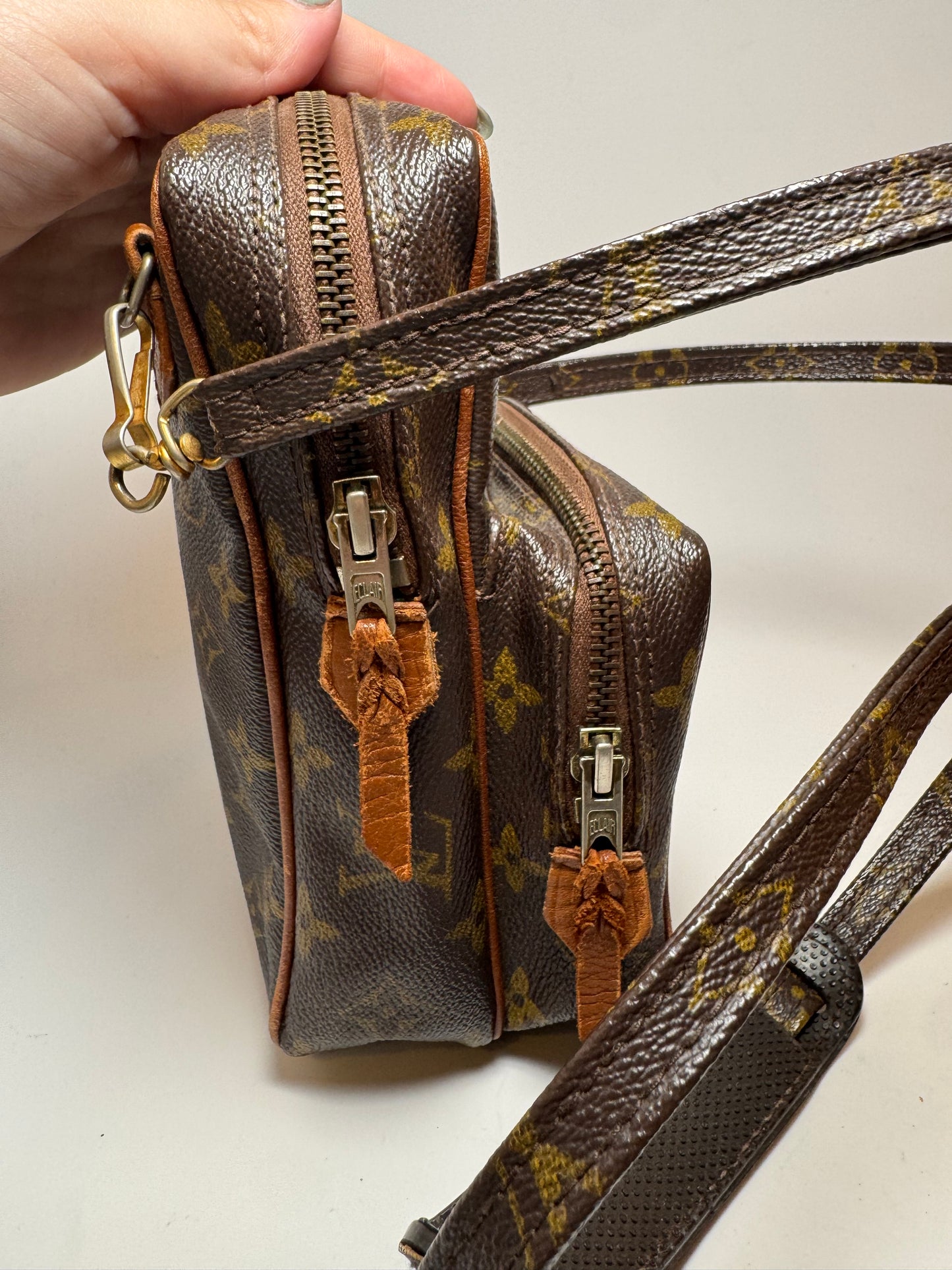 Louis Vuitton Amazon Monogram Crossbody- Vintage Pre Date Code 1980s