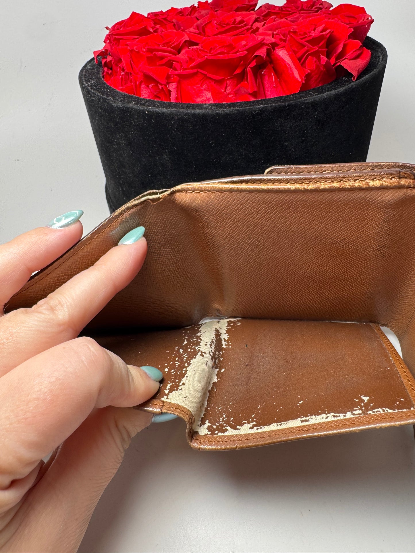 Louis Vuitton Elise Monogram Wallet- Fair Condition 1987 in France