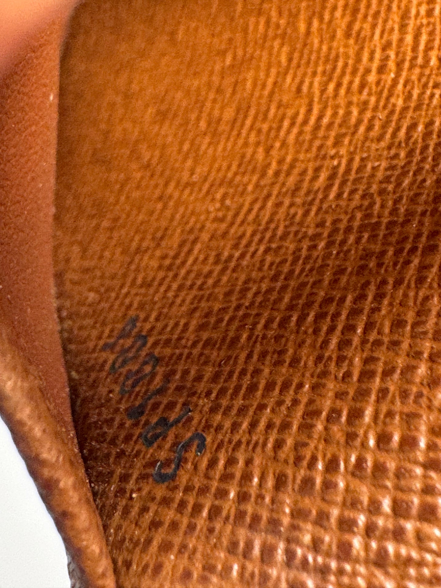 Louis Vuitton Porte Papier Wallet/Passport Holder in Monogram Made in France October 2006