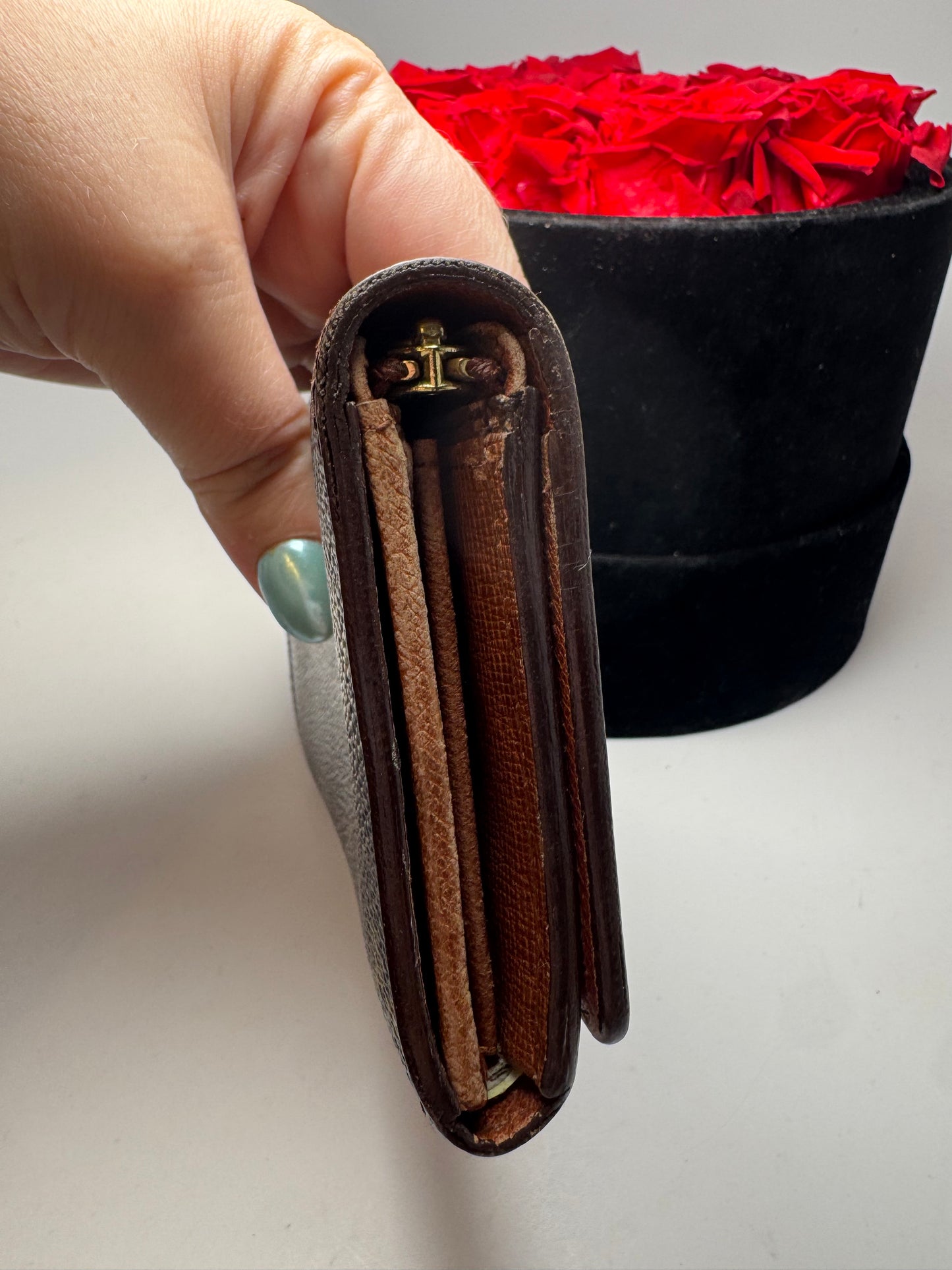 Louis Vuitton Monogram Porte Monnaie Tressor Wallet