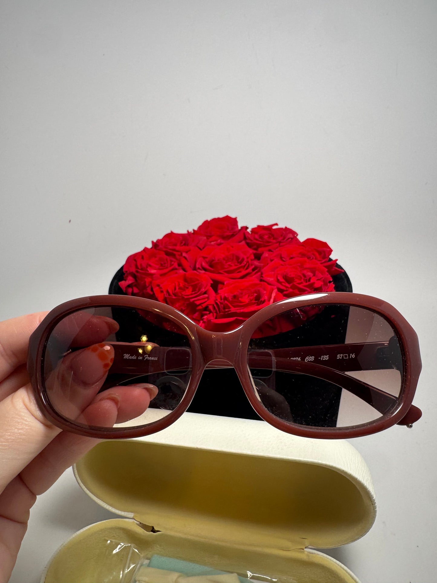 Chloé Burgundy Sunglasses- Small