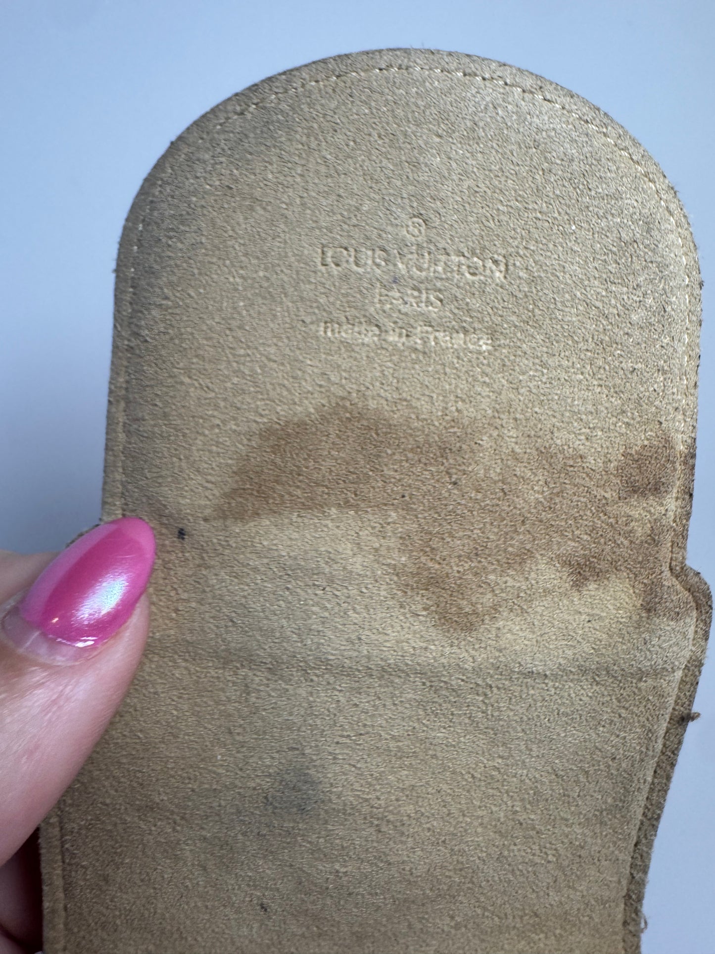 Louis Vuitton Monogram Sunglasses/Glasses Case Made in France December 2004
