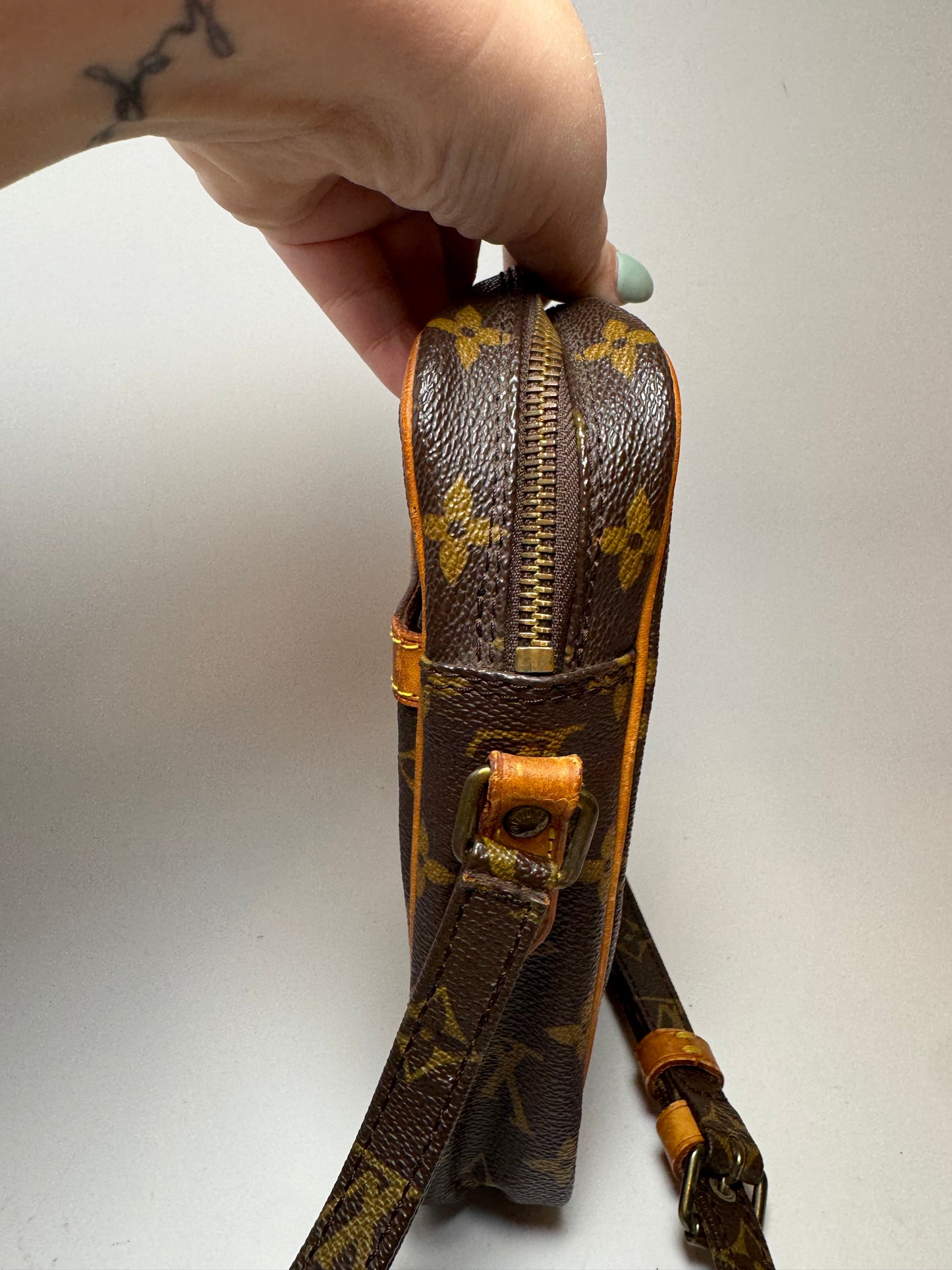 Louis Vuitton Danube Monogram Crossbody Bag – Vintage 1989, Made in France
