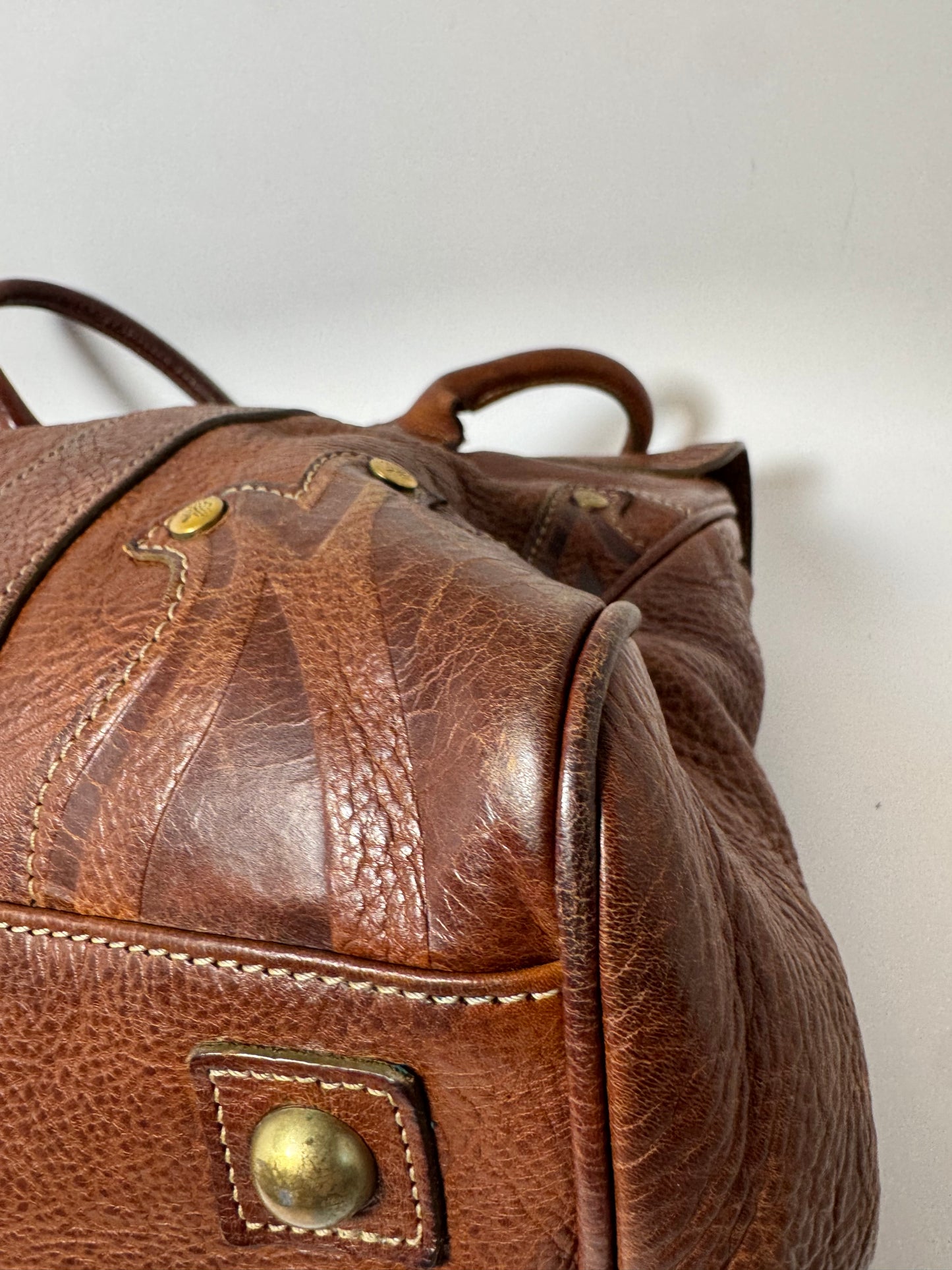 Mulberry Bayswater Satchel in Tooled Oak