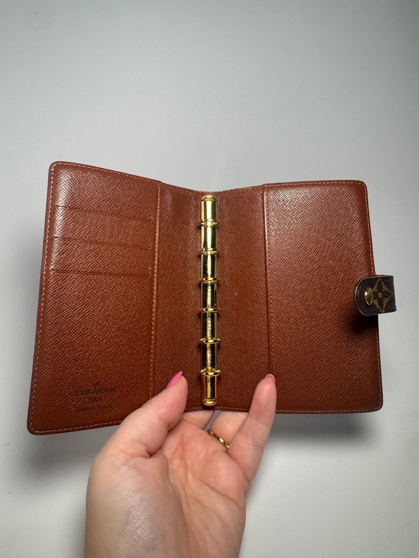 Louis Vuitton Agenda PM Planner/Passport Holder Monogram Made in France July 2002