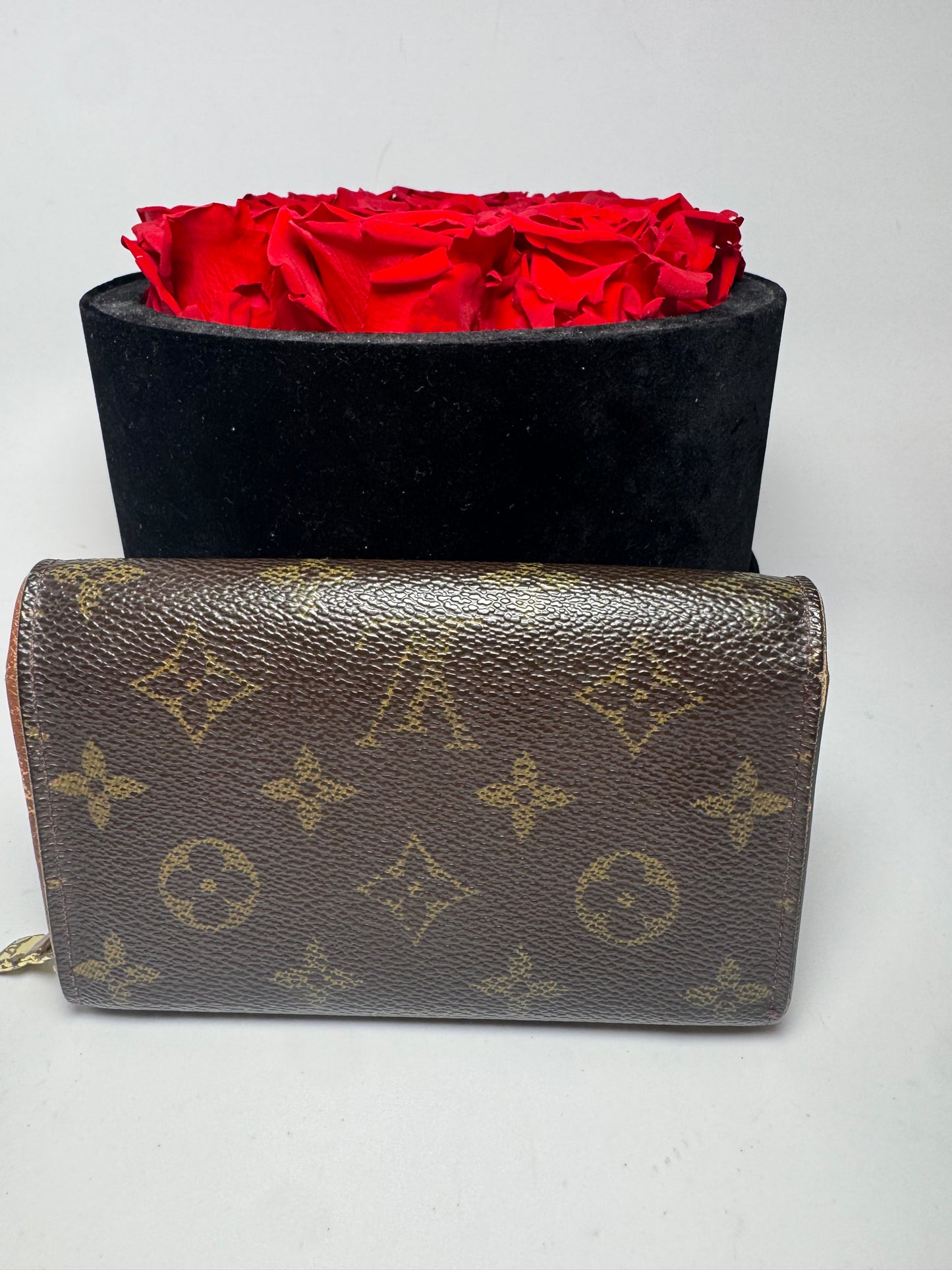Louis Vuitton Porte Monnaie Tresor Monogram Compact Wallet, Made in France January 2003