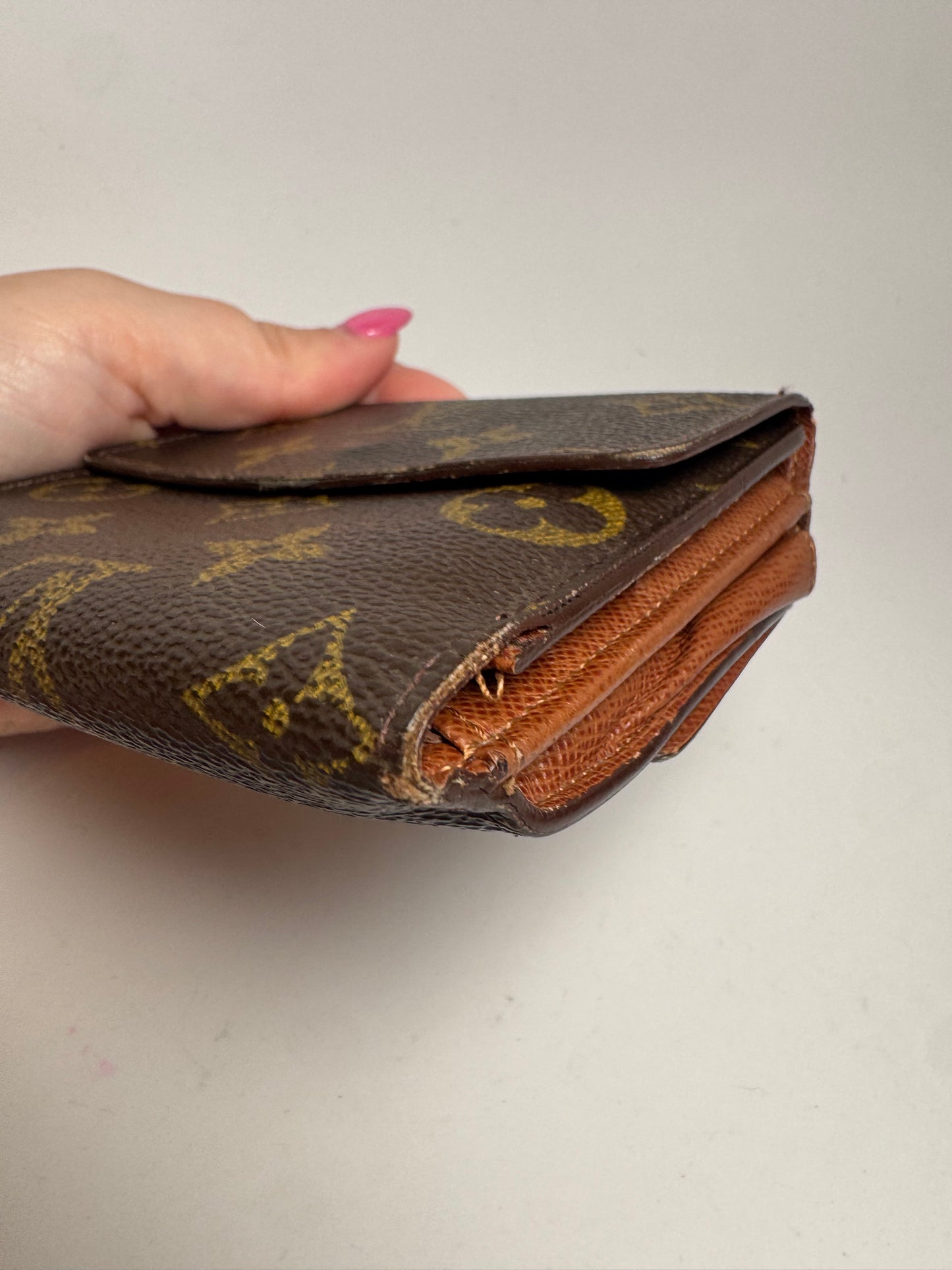 Louis Vuitton Elise Compact Monogram Wallet Made in France May 2000