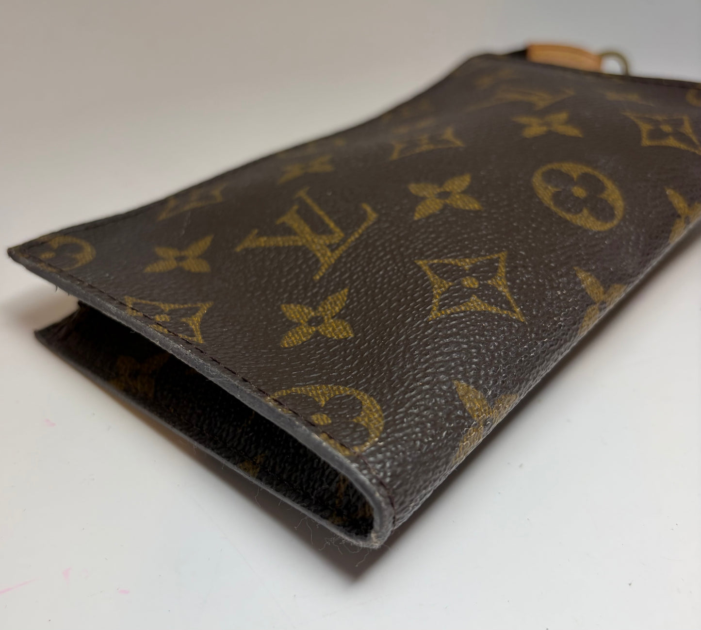 Louis Vuitton Bucket PM Monogram Toiletry Pouch, Made in France October 2000