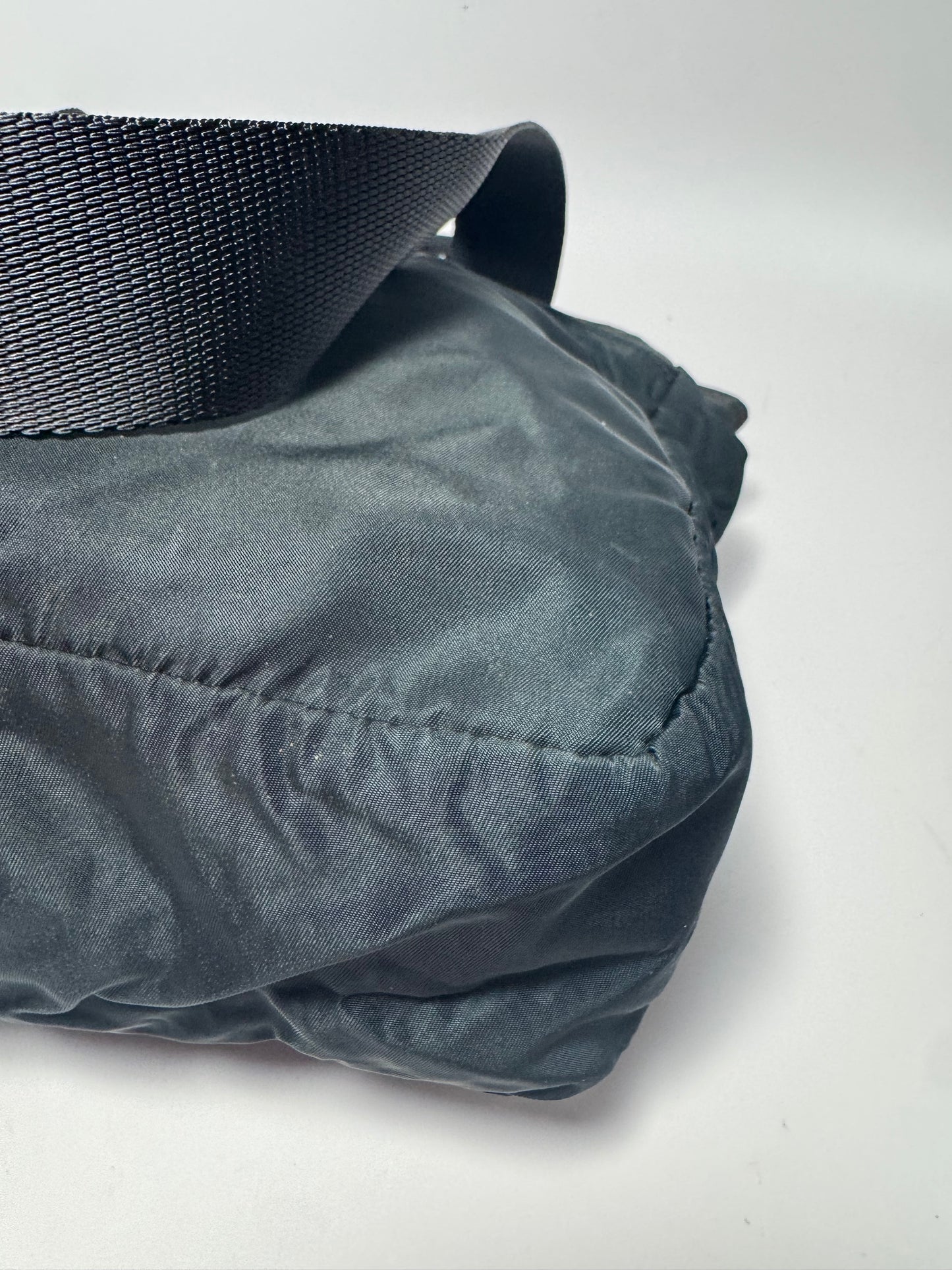 Prada Tessuto Nylon Tote – Vintage Navy Blue Designer Bag