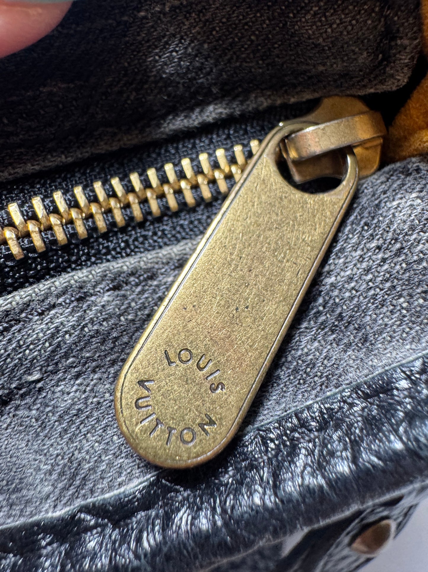 Louis Vuitton Neo Cabby Black Denim Bag