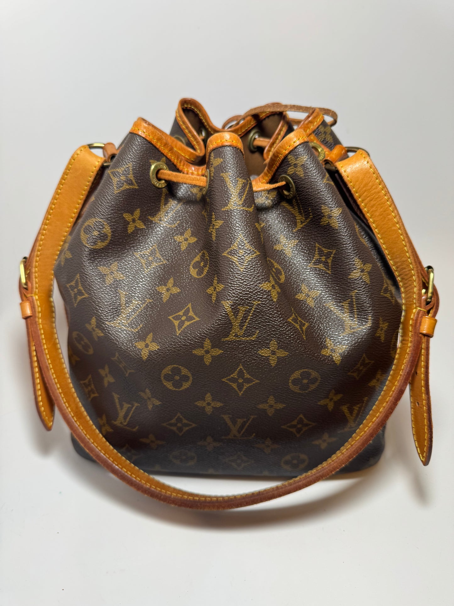 Louis Vuitton Petite Noe Bucket Bag Monogram Made in France W/COA